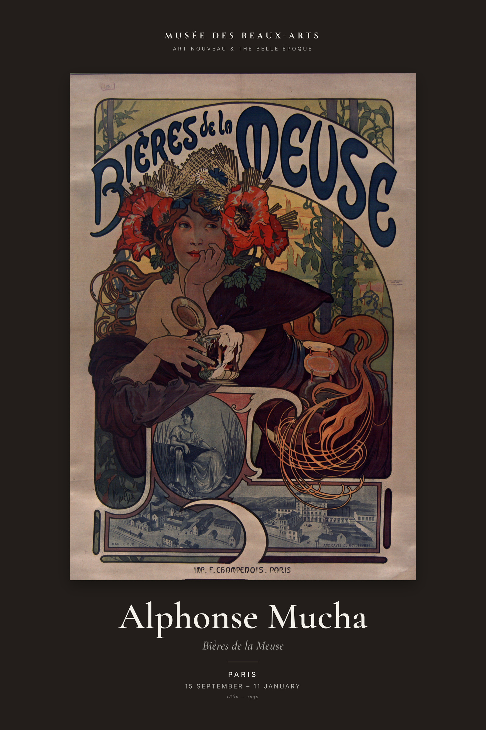 Bières de la Meuse — Exhibition Poster