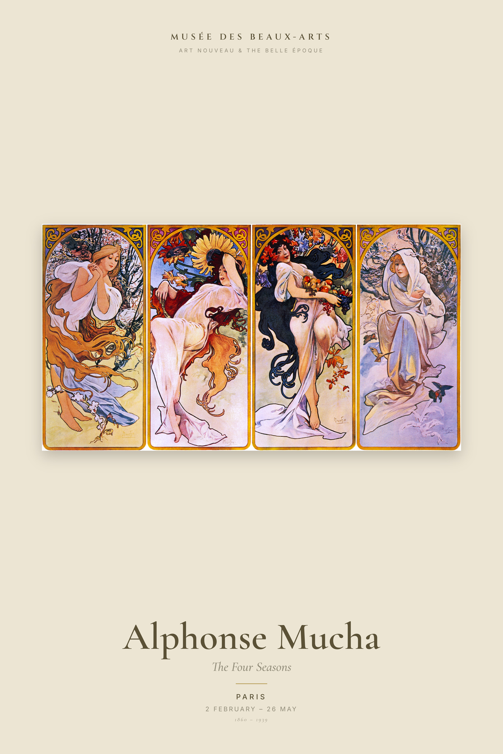 The Four Seasons — Exhibition Poster