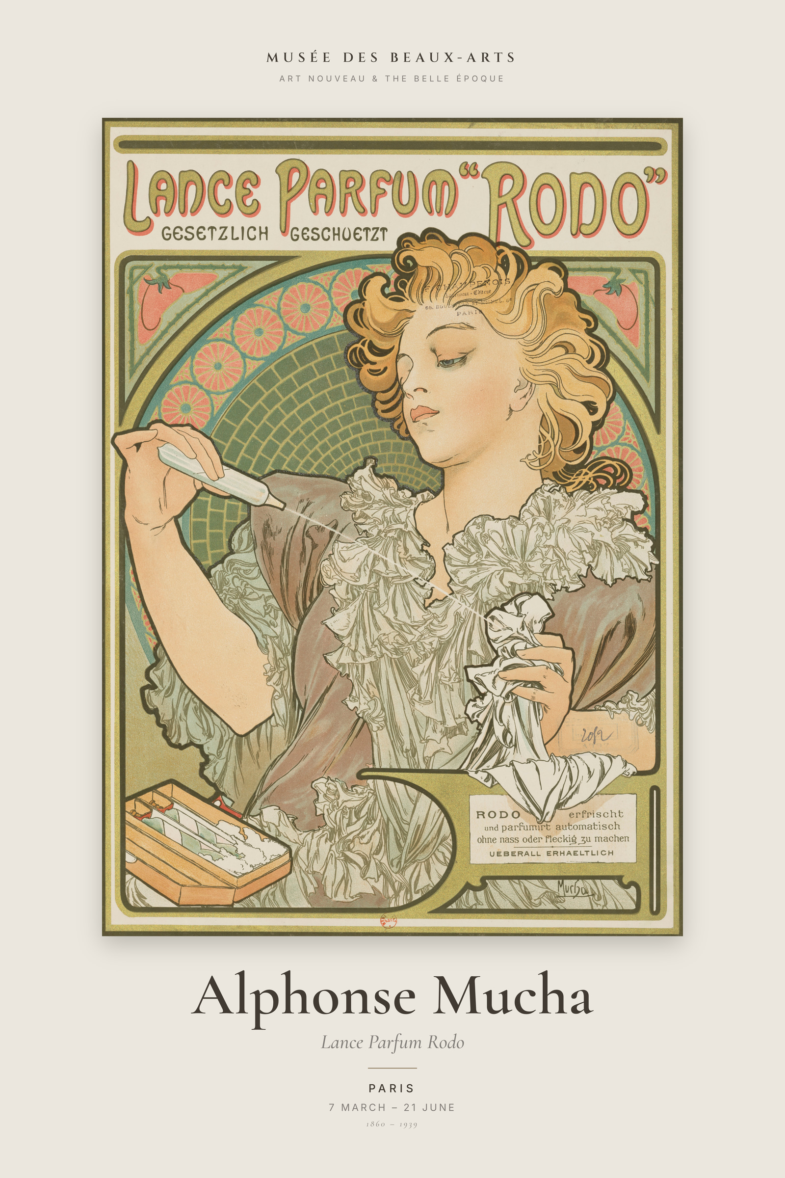 Lance Parfum Rodo — Exhibition Poster