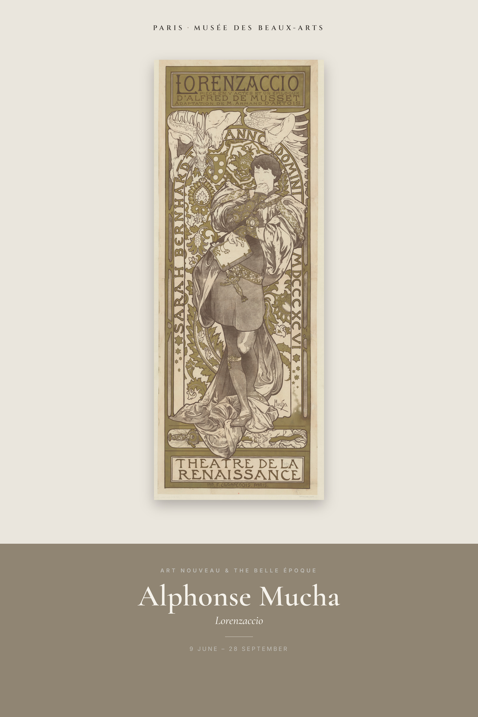Lorenzaccio — Exhibition Poster