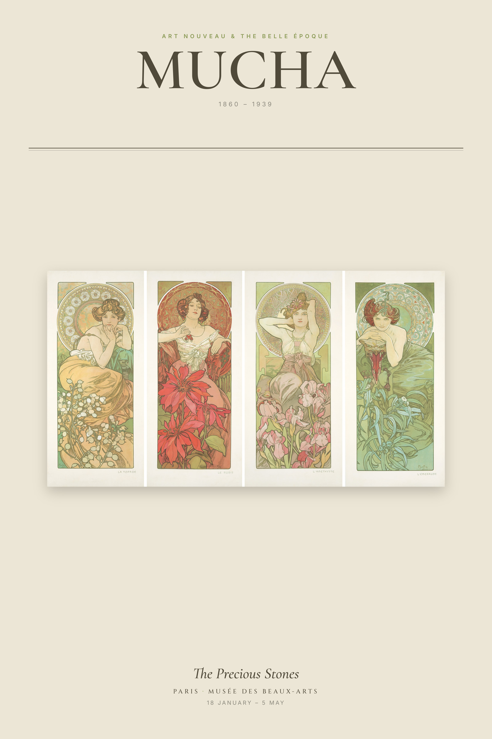 The Precious Stones — Exhibition Poster