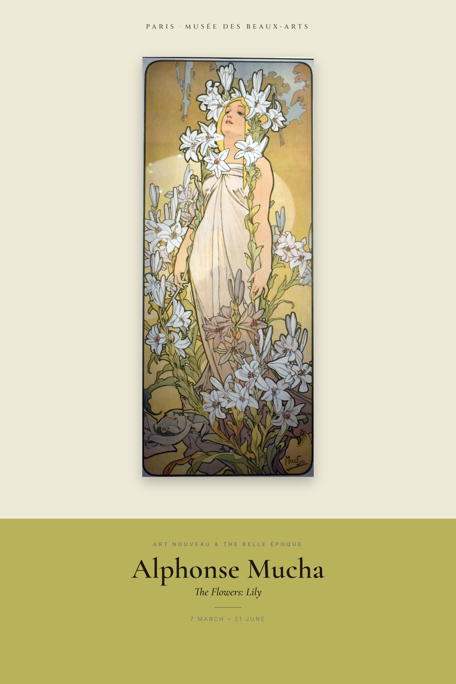 The Flowers: Lily — Exhibition Poster