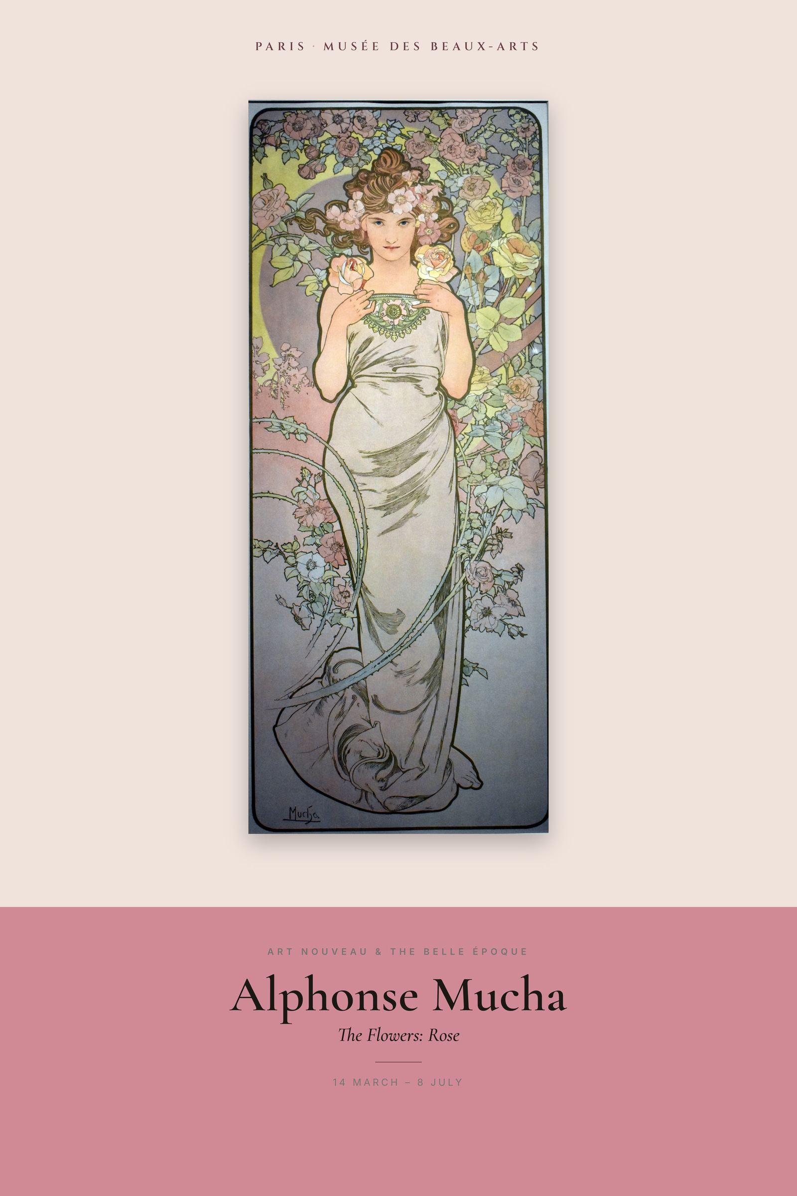 The Flowers: Rose — Exhibition Poster