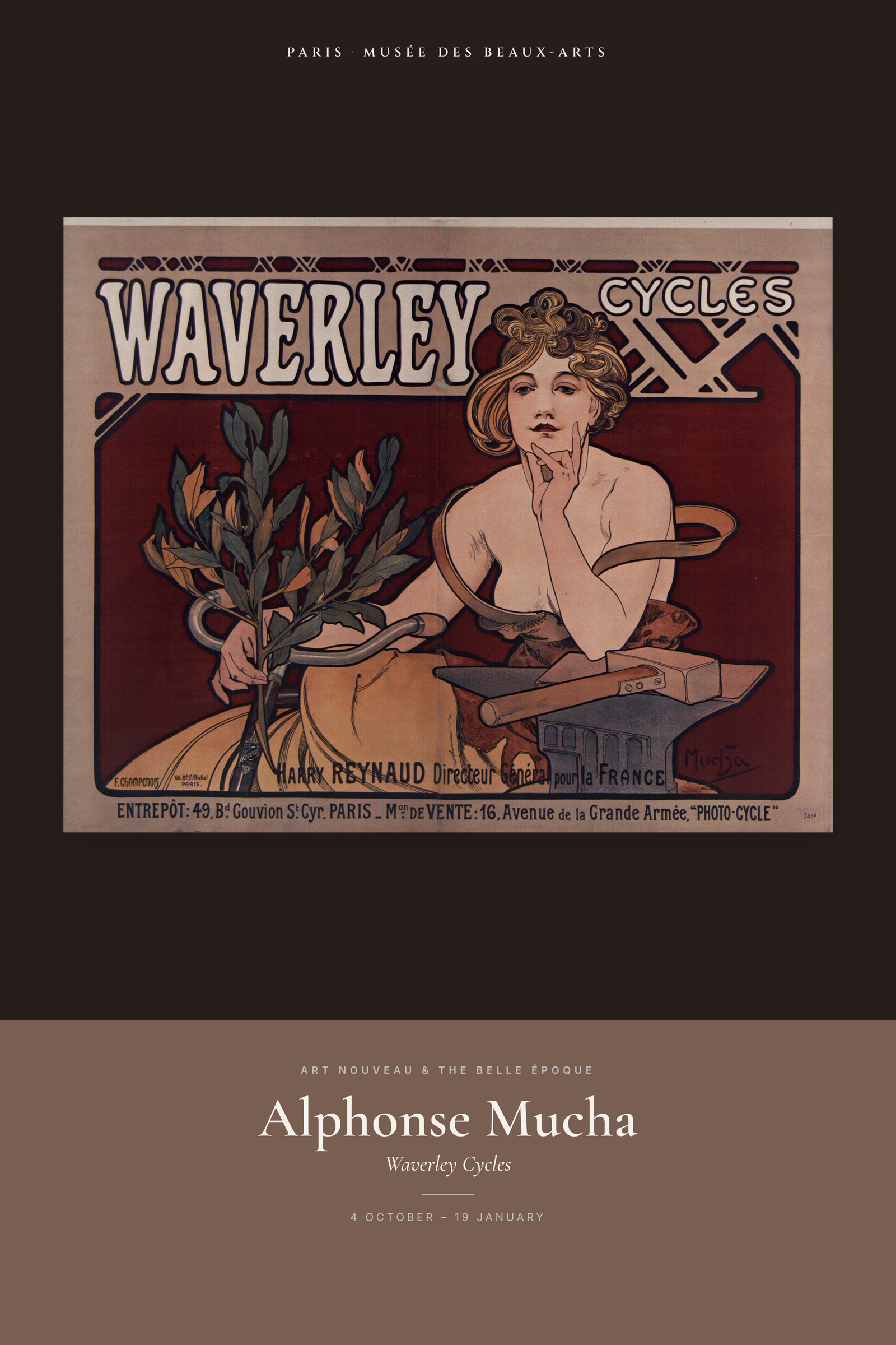 Waverley Cycles — Exhibition Poster