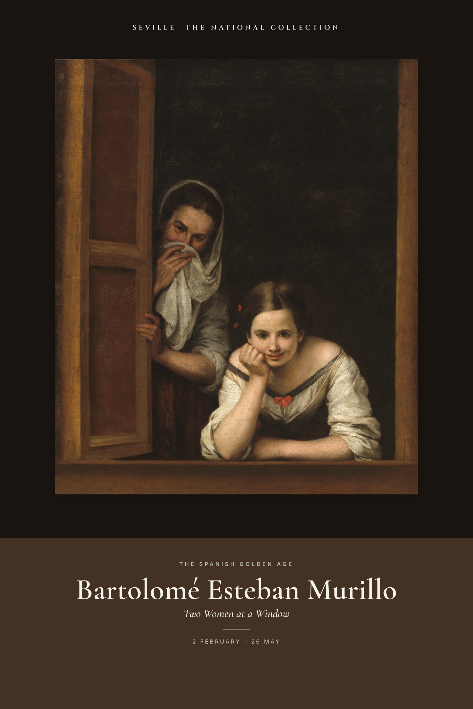 Two Women at a Window — Exhibition Poster