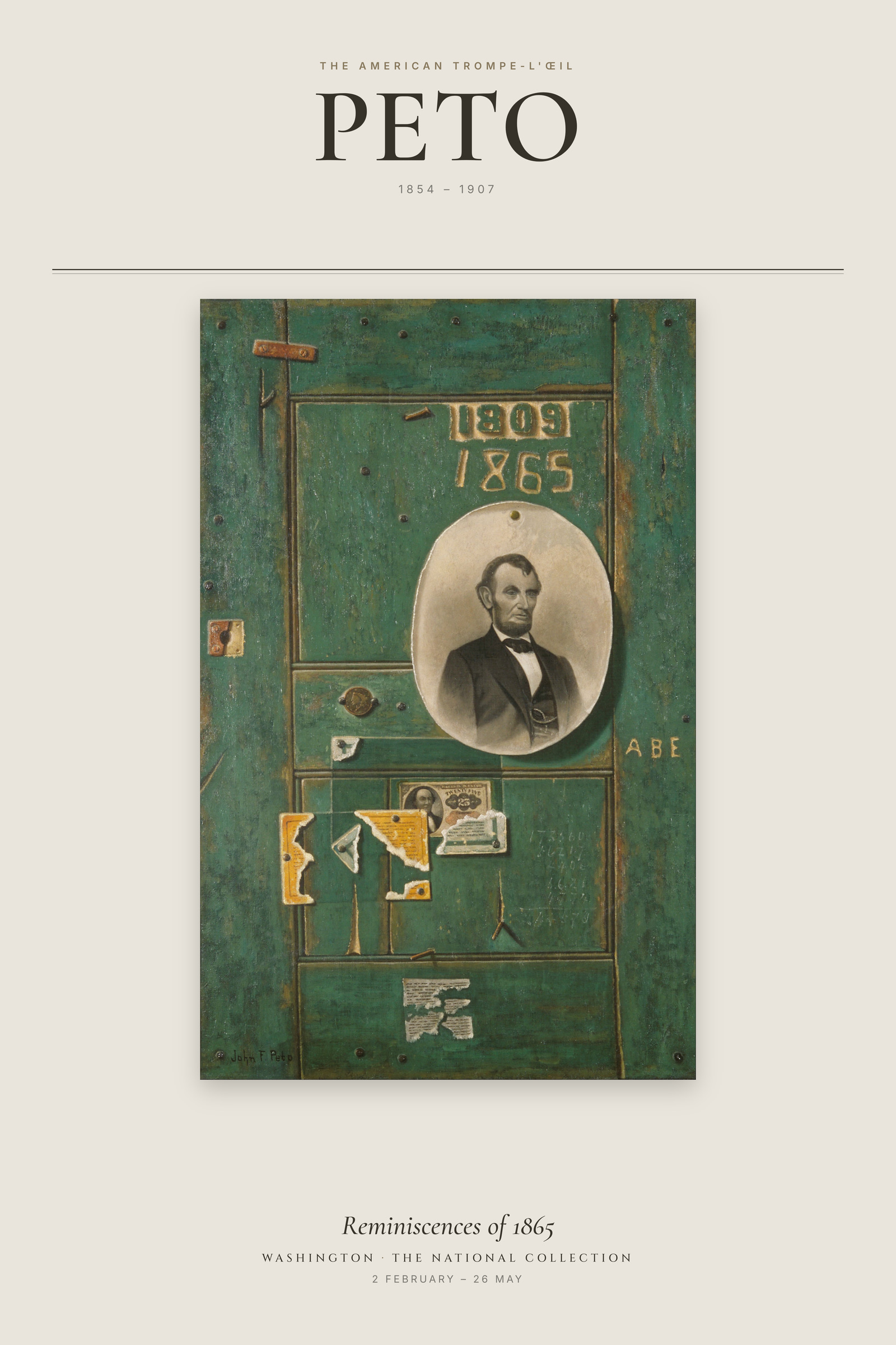 Reminiscences of 1865 — Exhibition Poster