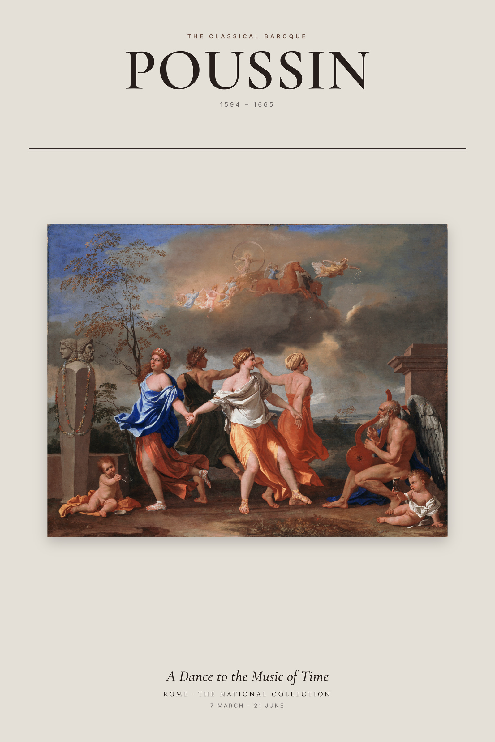 A Dance to the Music of Time — Exhibition Poster