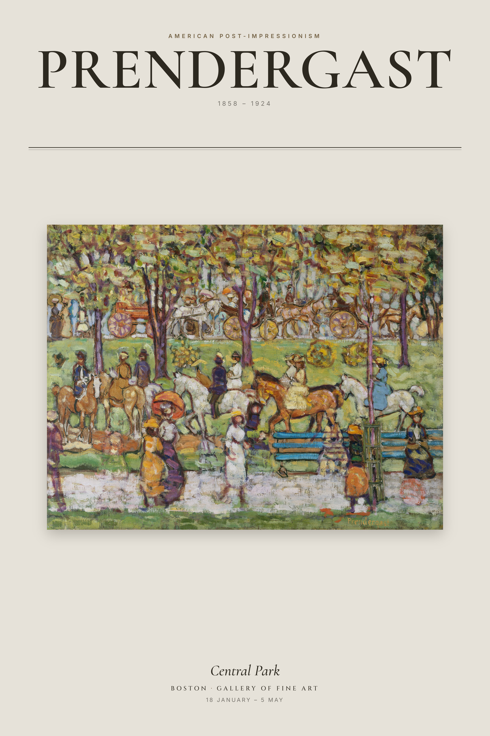 Central Park — Exhibition Poster