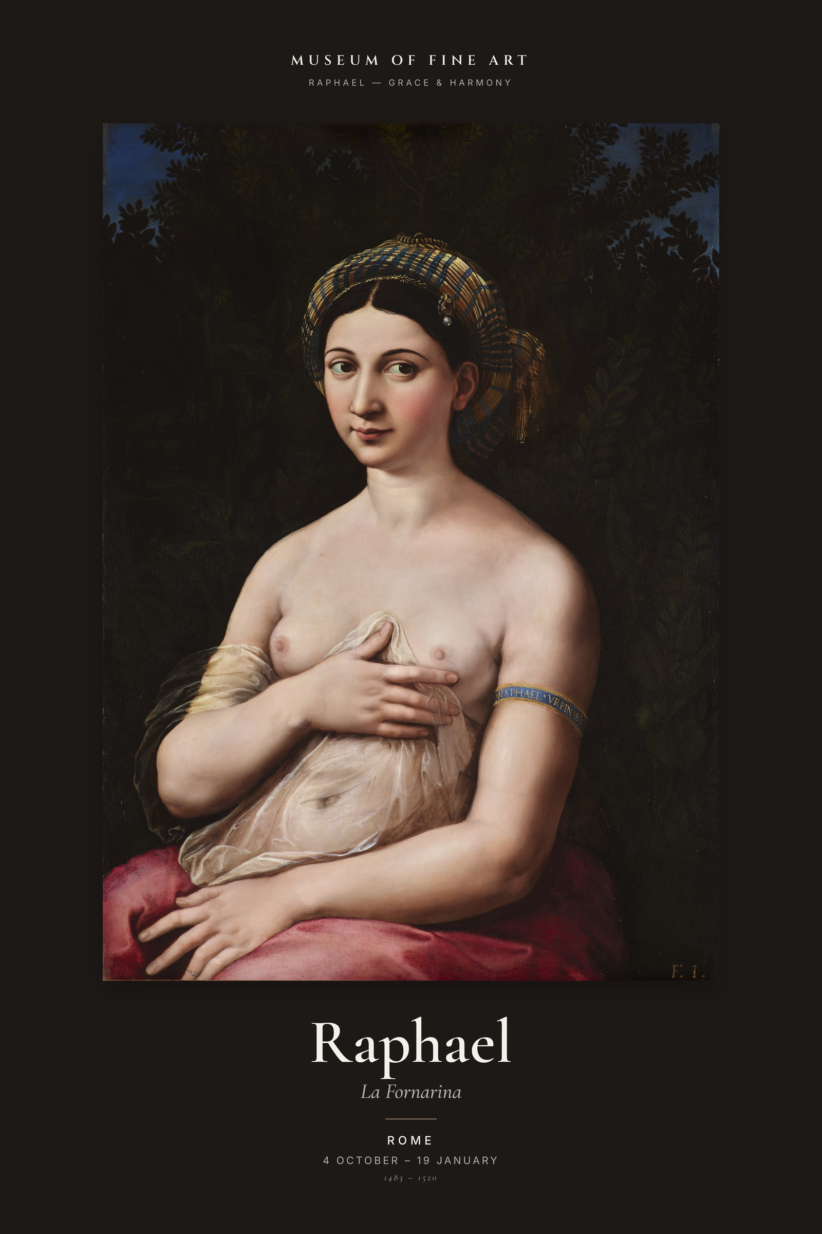 La Fornarina — Exhibition Poster
