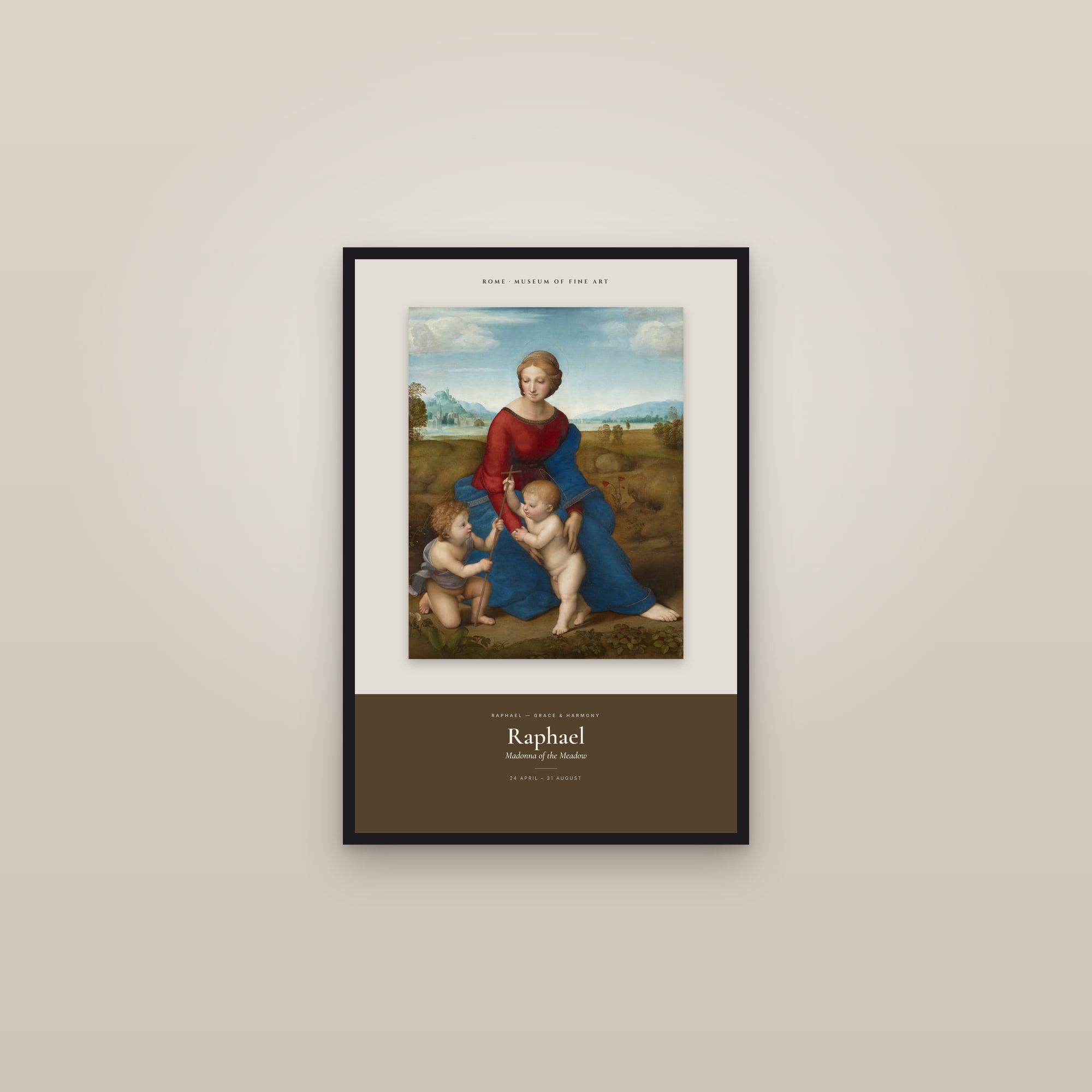 Madonna of the Meadow — Exhibition Poster