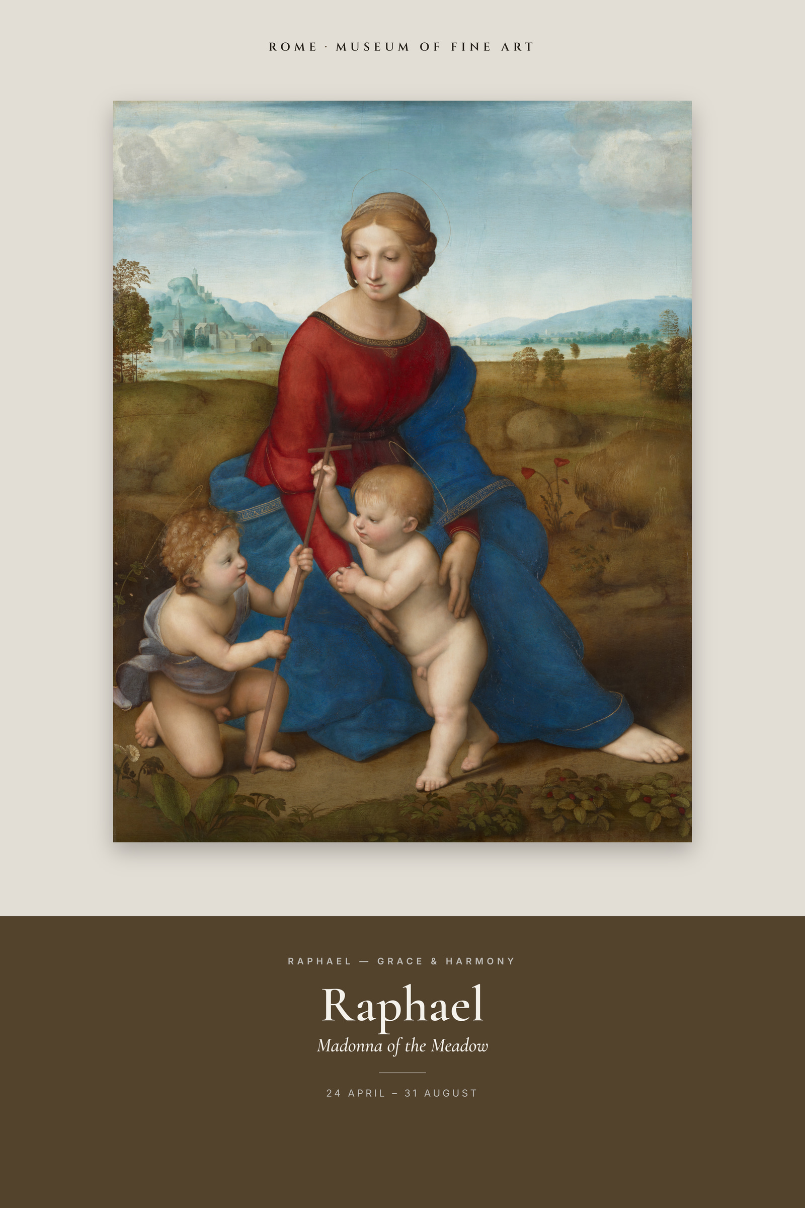 Madonna of the Meadow — Exhibition Poster