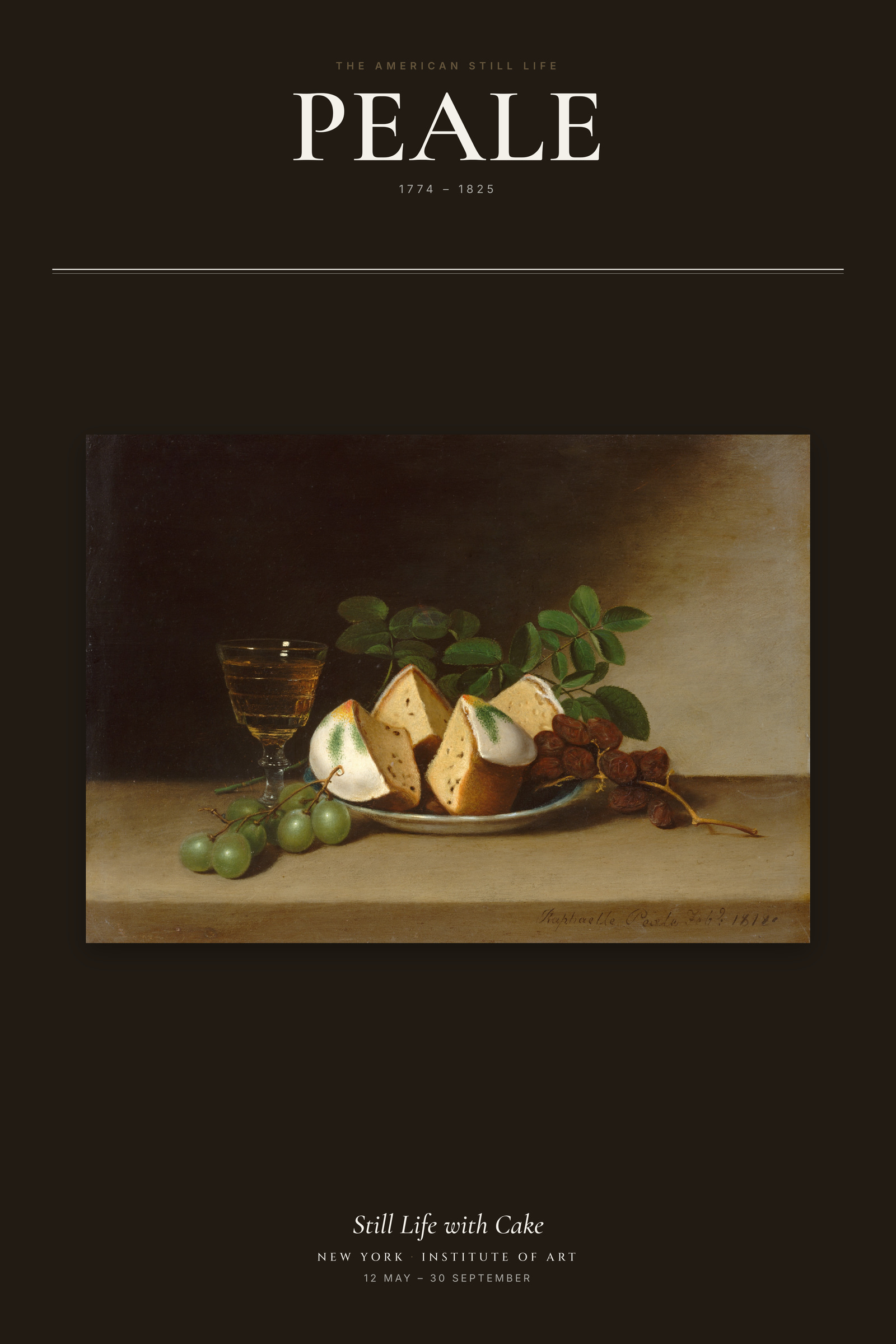 Still Life with Cake — Exhibition Poster