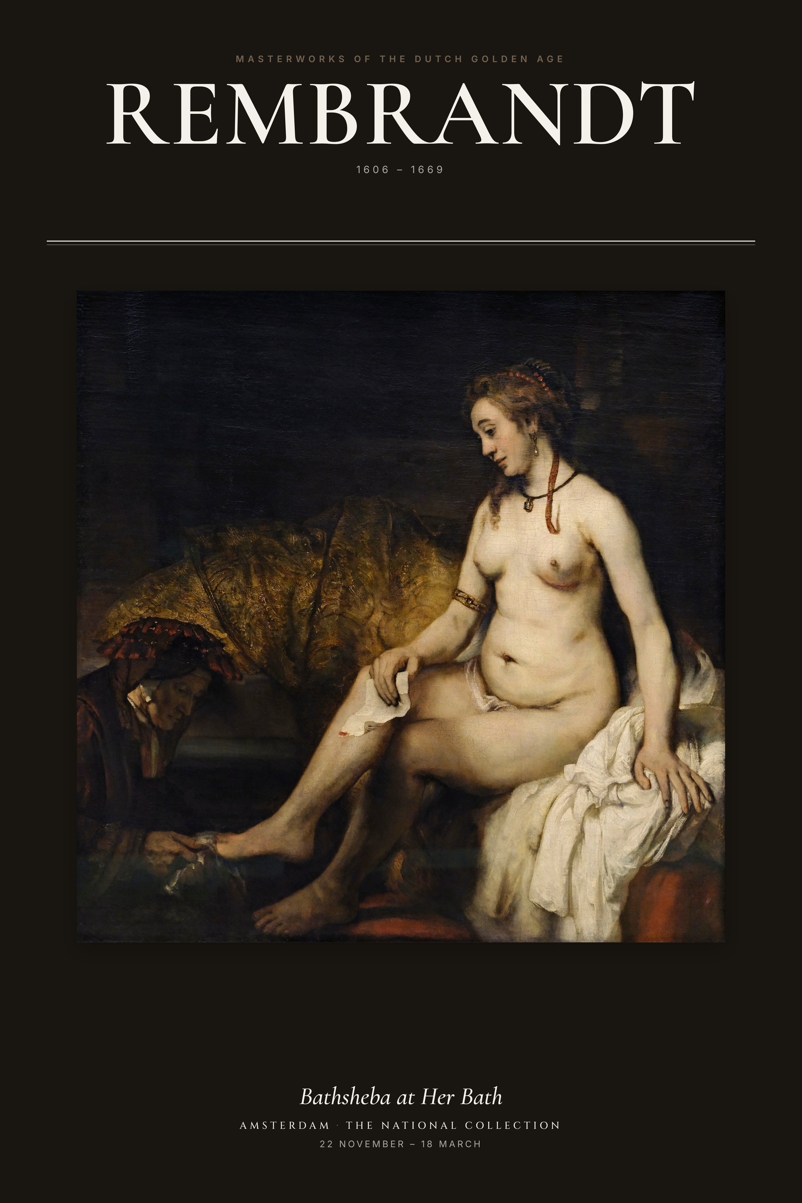 Bathsheba at Her Bath — Exhibition Poster