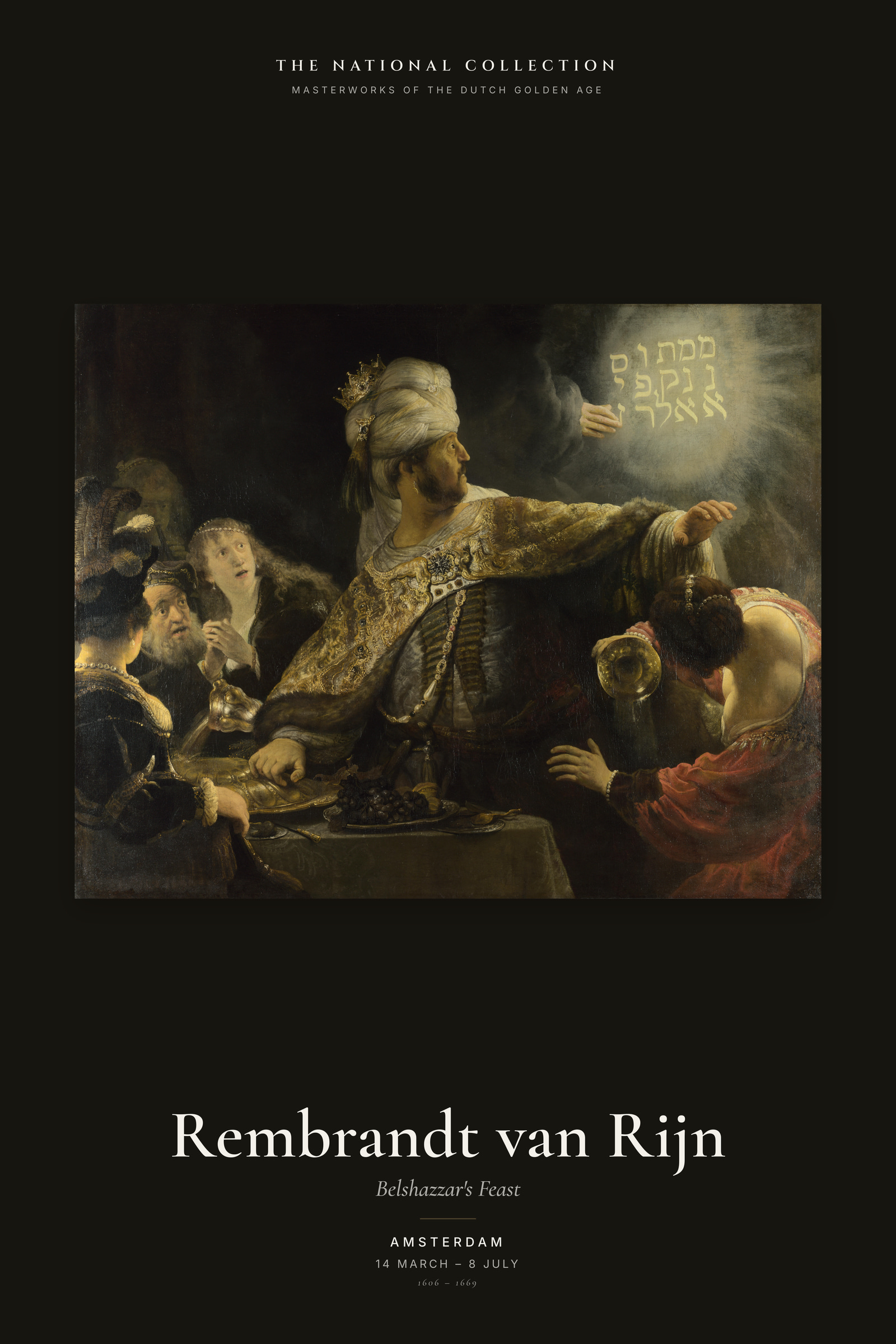 Belshazzar's Feast — Exhibition Poster