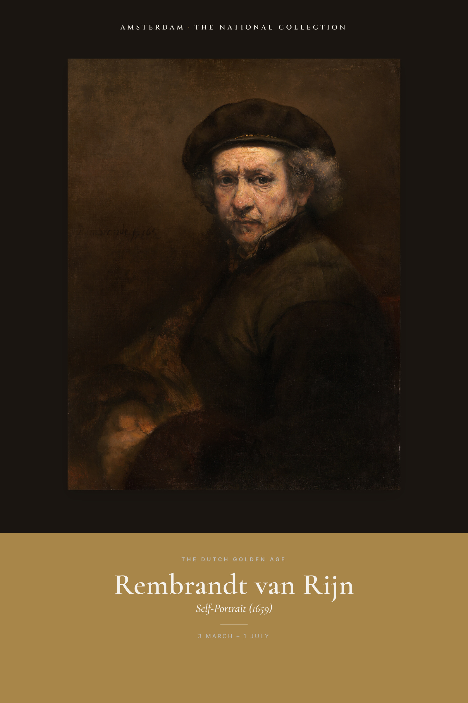Self-Portrait (1659) — Exhibition Poster