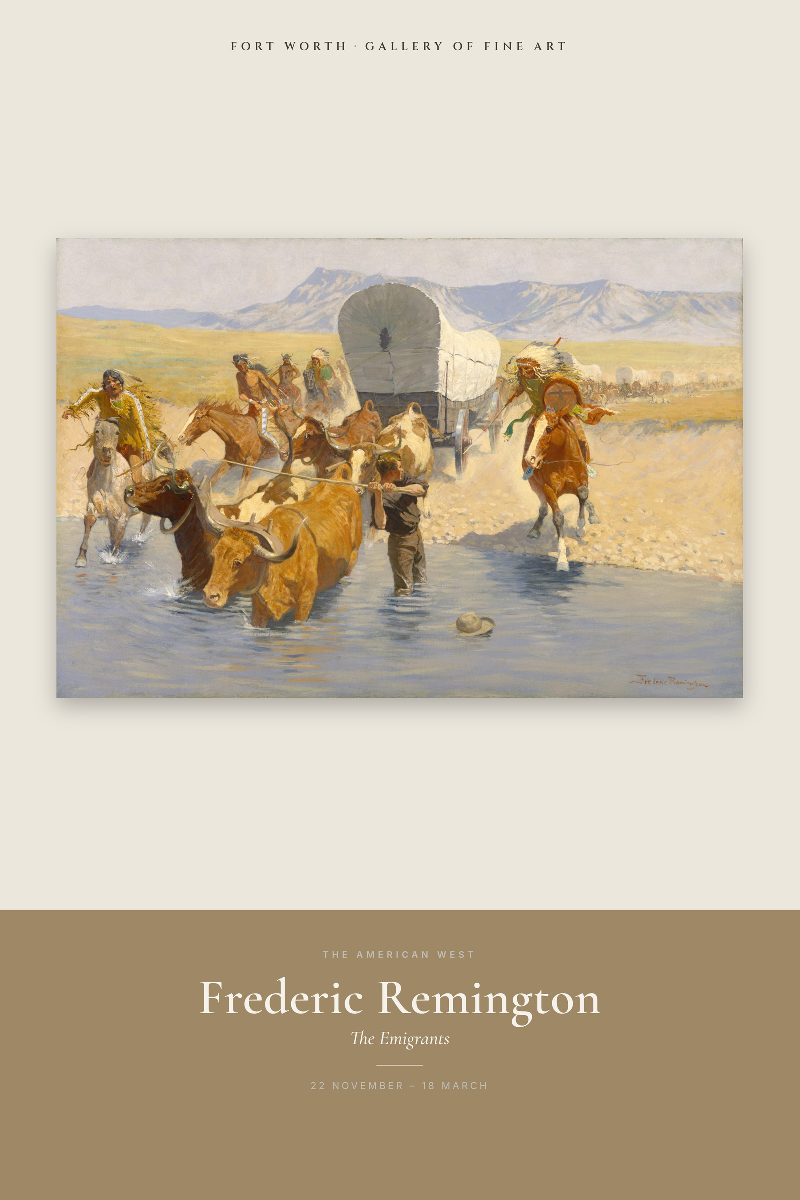 The Emigrants — Exhibition Poster