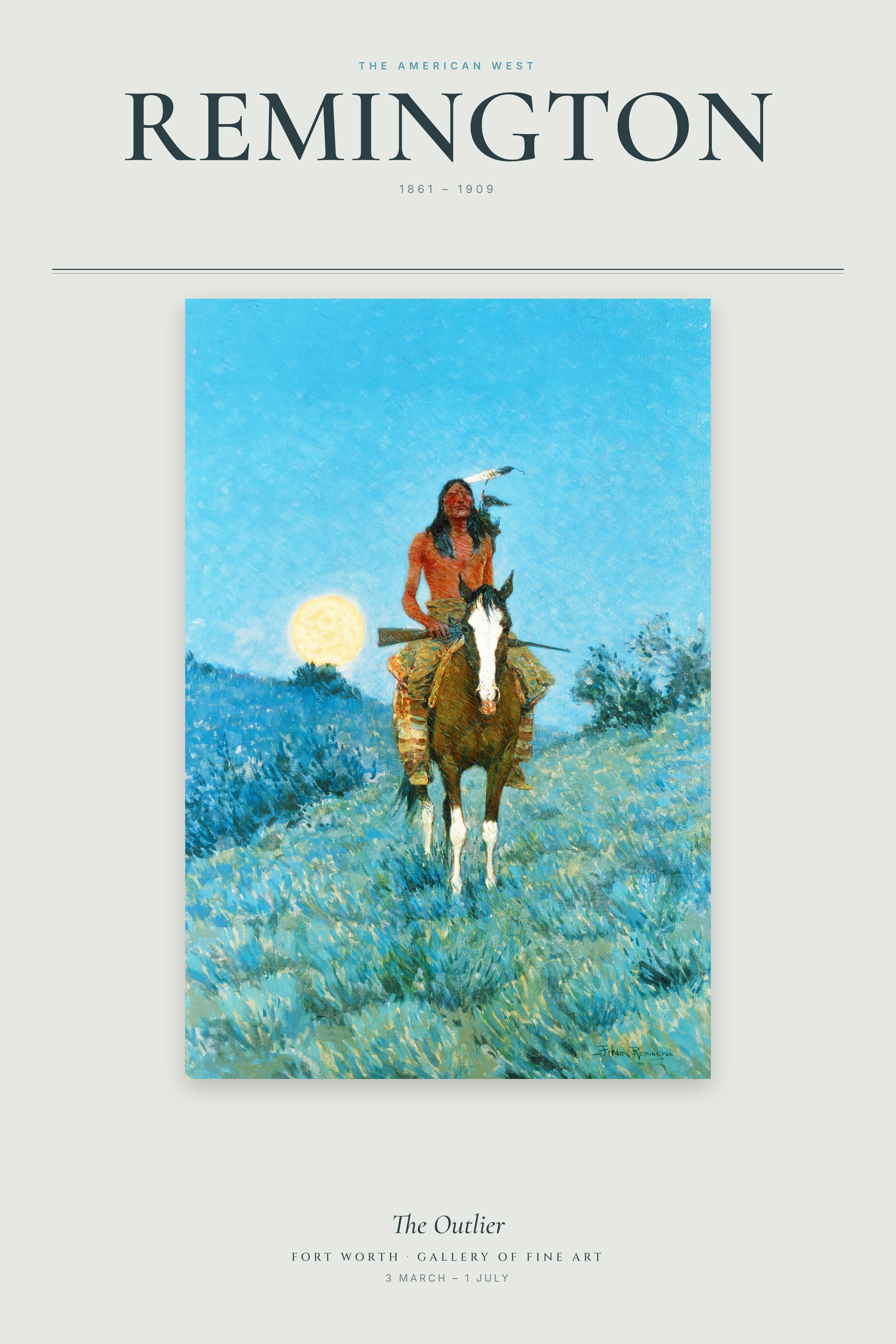 The Outlier — Exhibition Poster