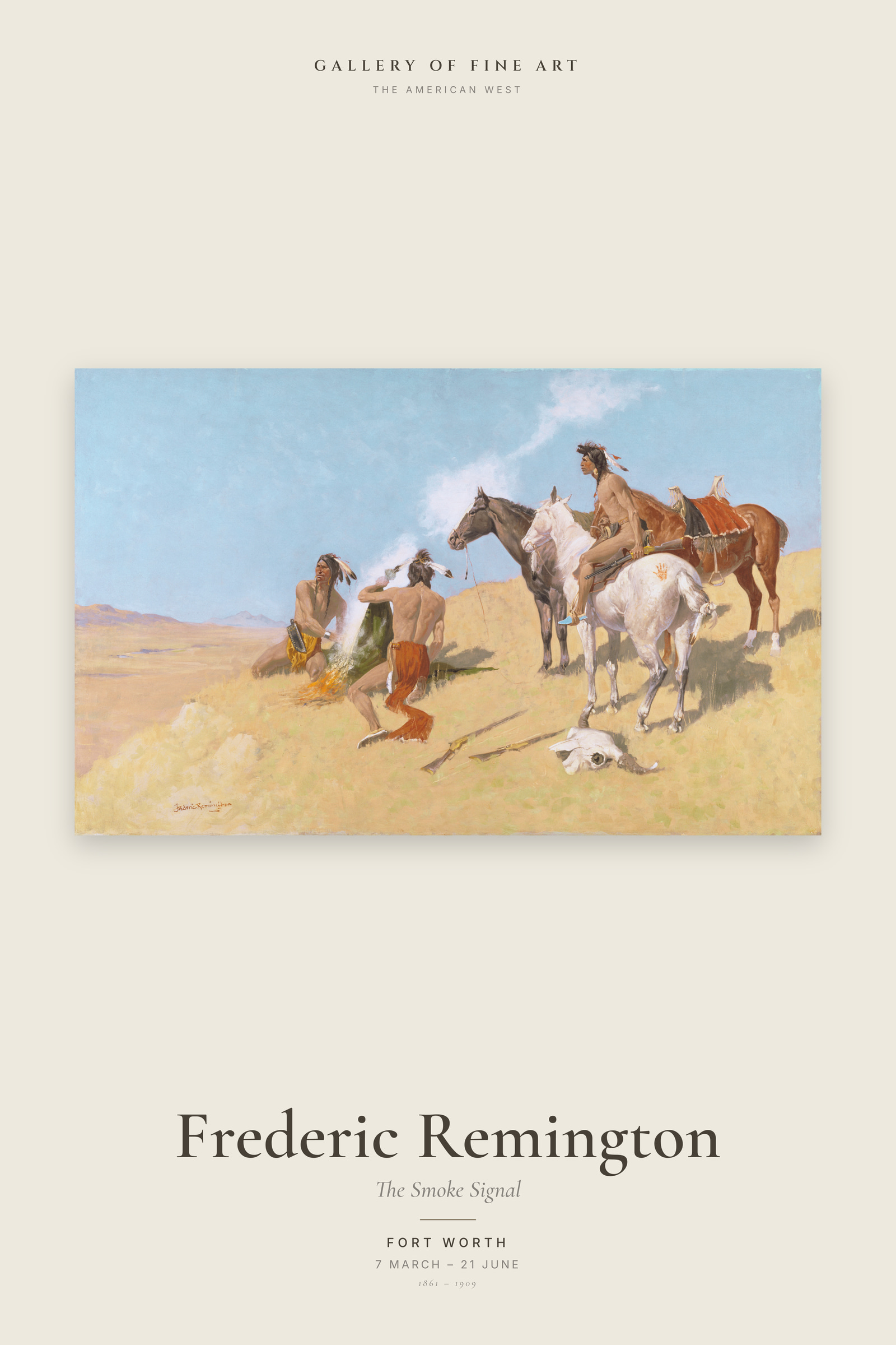The Smoke Signal — Exhibition Poster