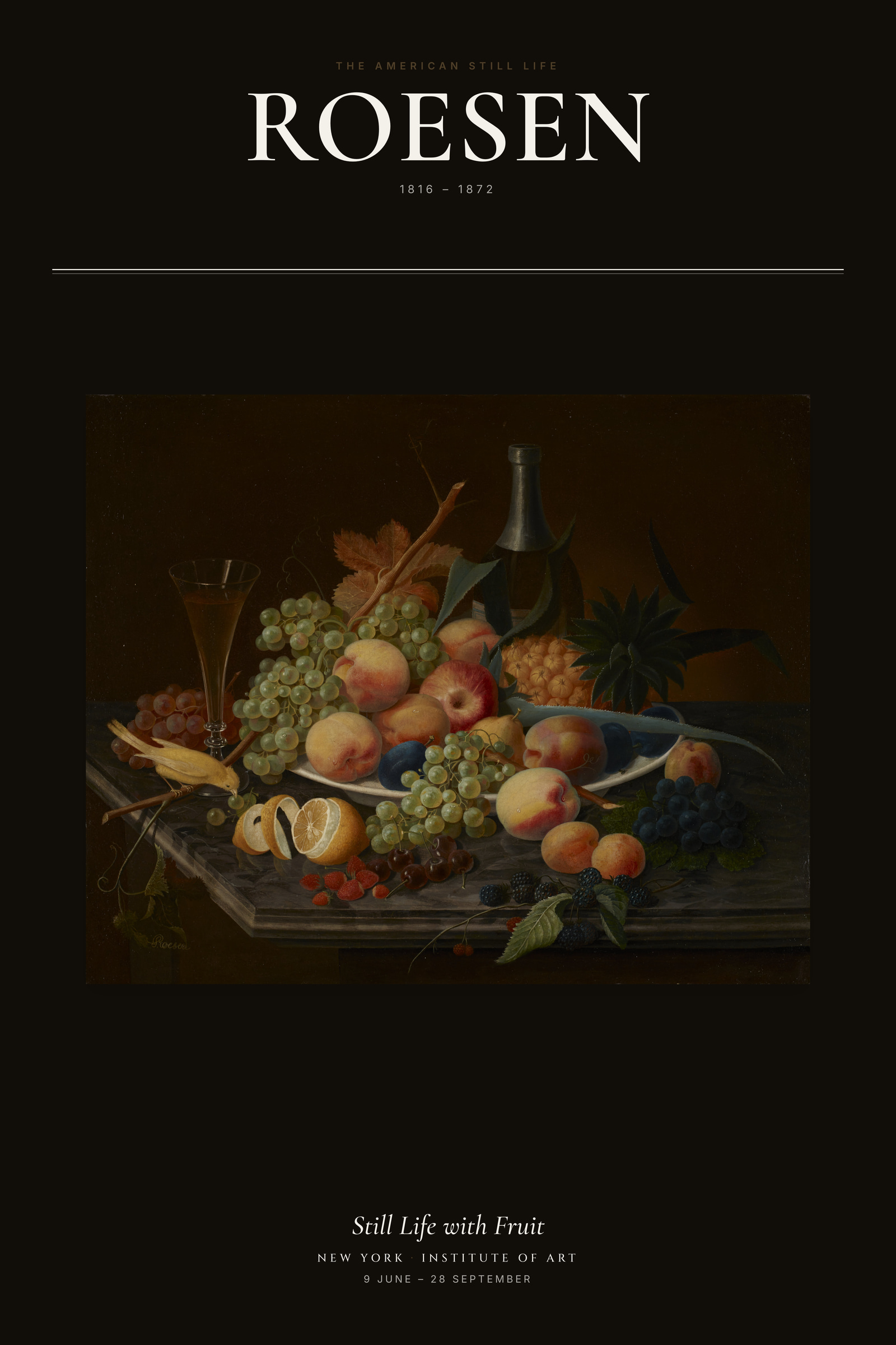 Still Life with Fruit — Exhibition Poster