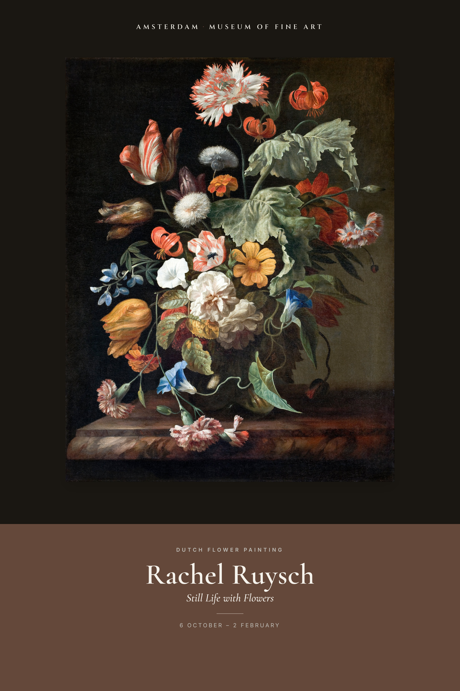 Still Life with Flowers — Exhibition Poster