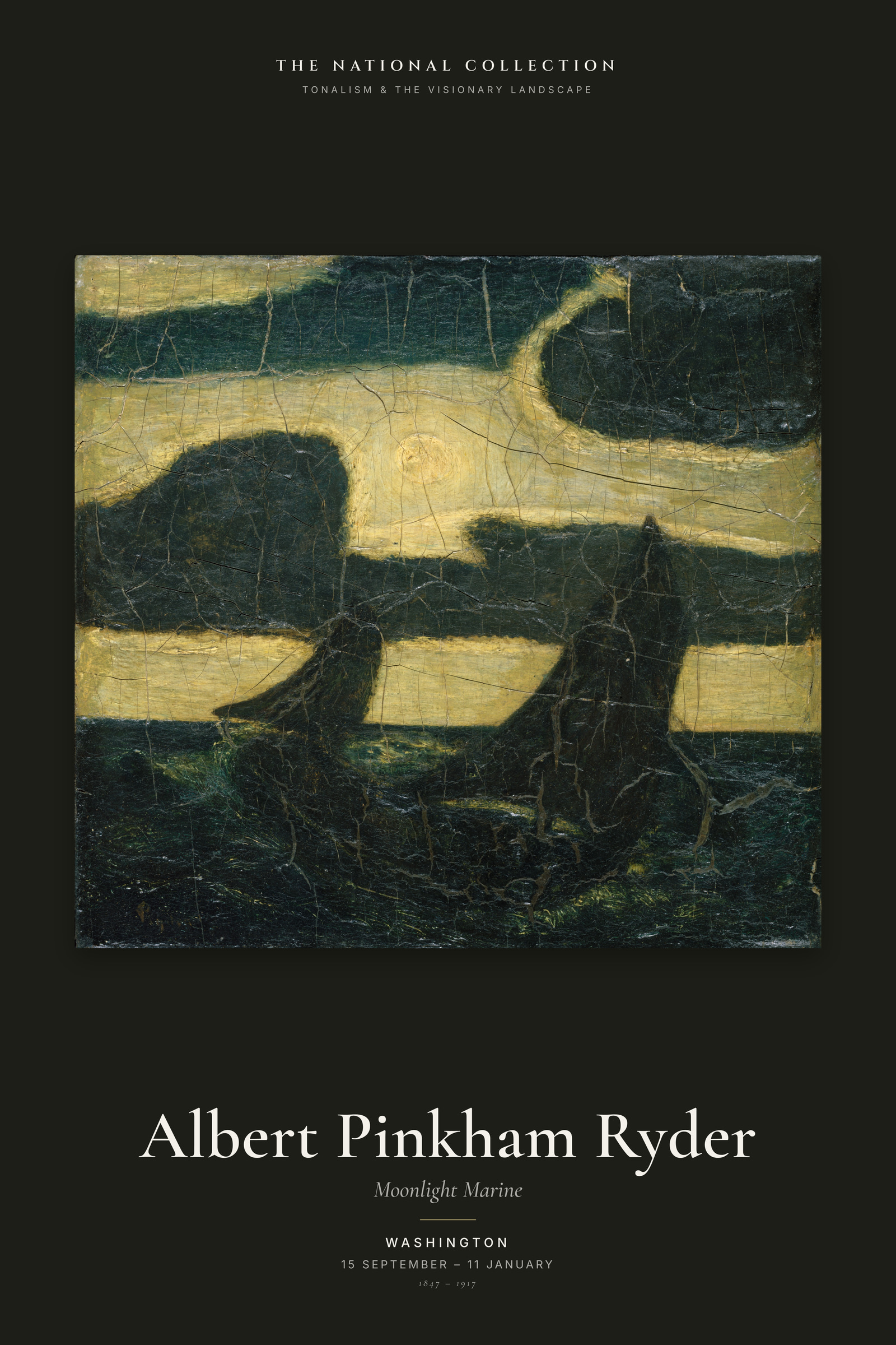 Moonlight Marine — Exhibition Poster