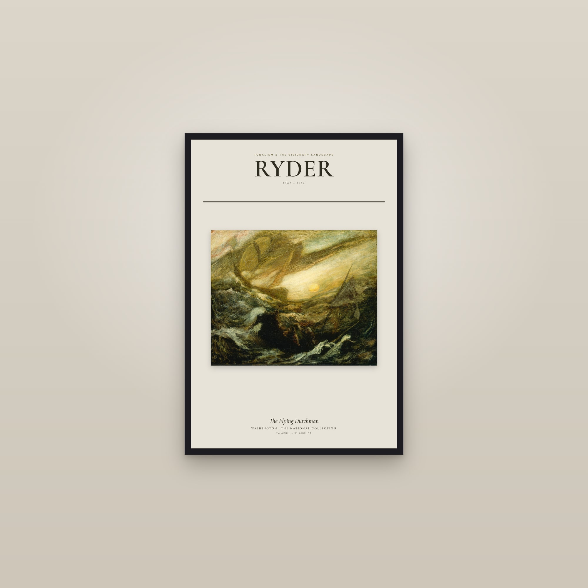 The Flying Dutchman — Exhibition Poster
