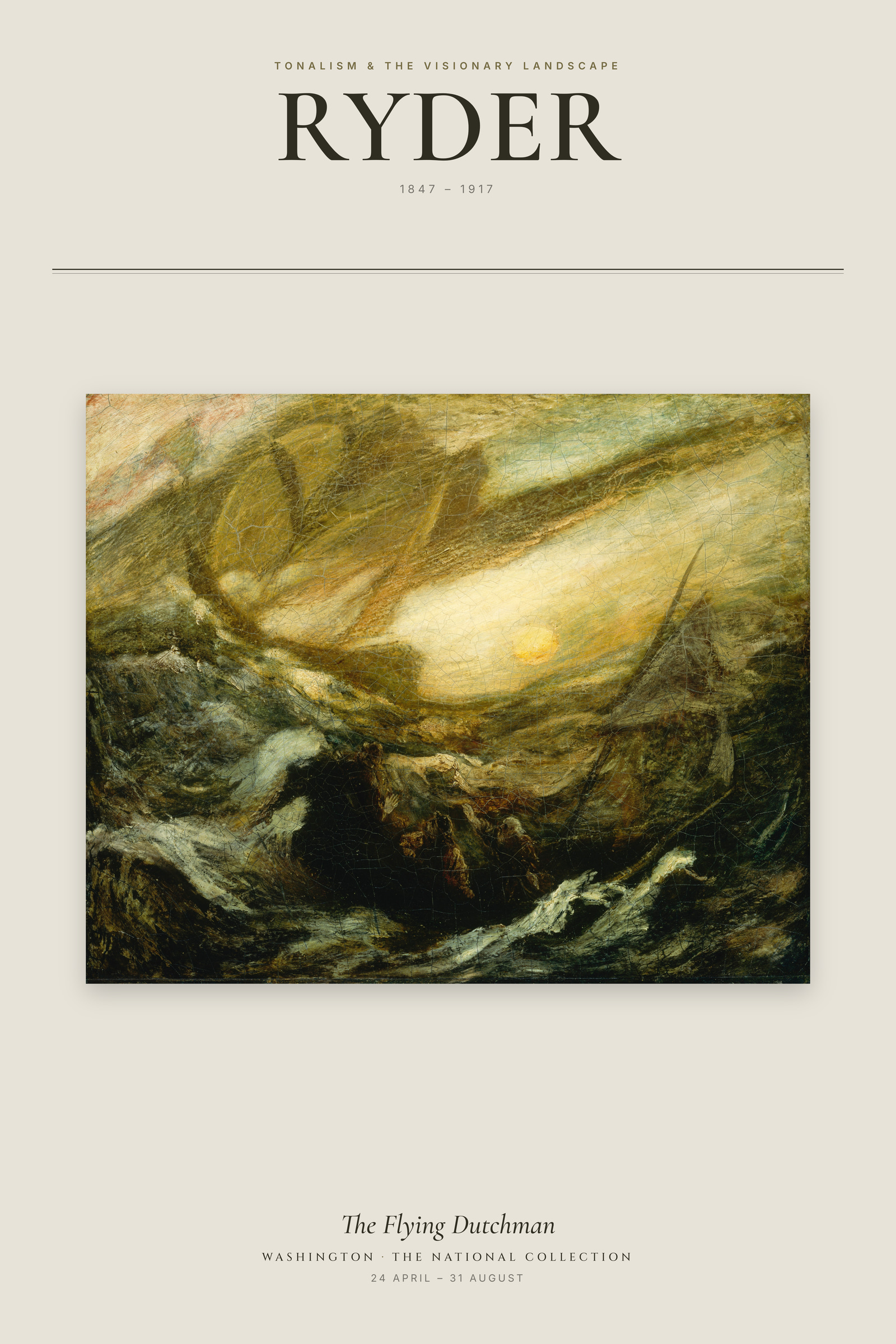 The Flying Dutchman — Exhibition Poster