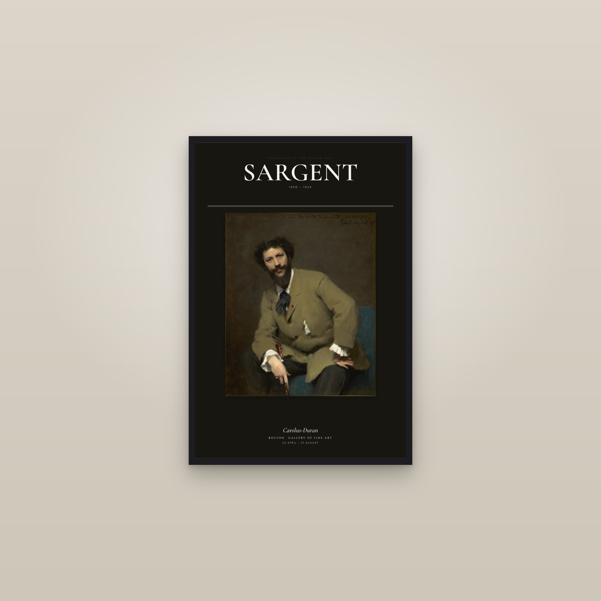 Carolus-Duran — Exhibition Poster
