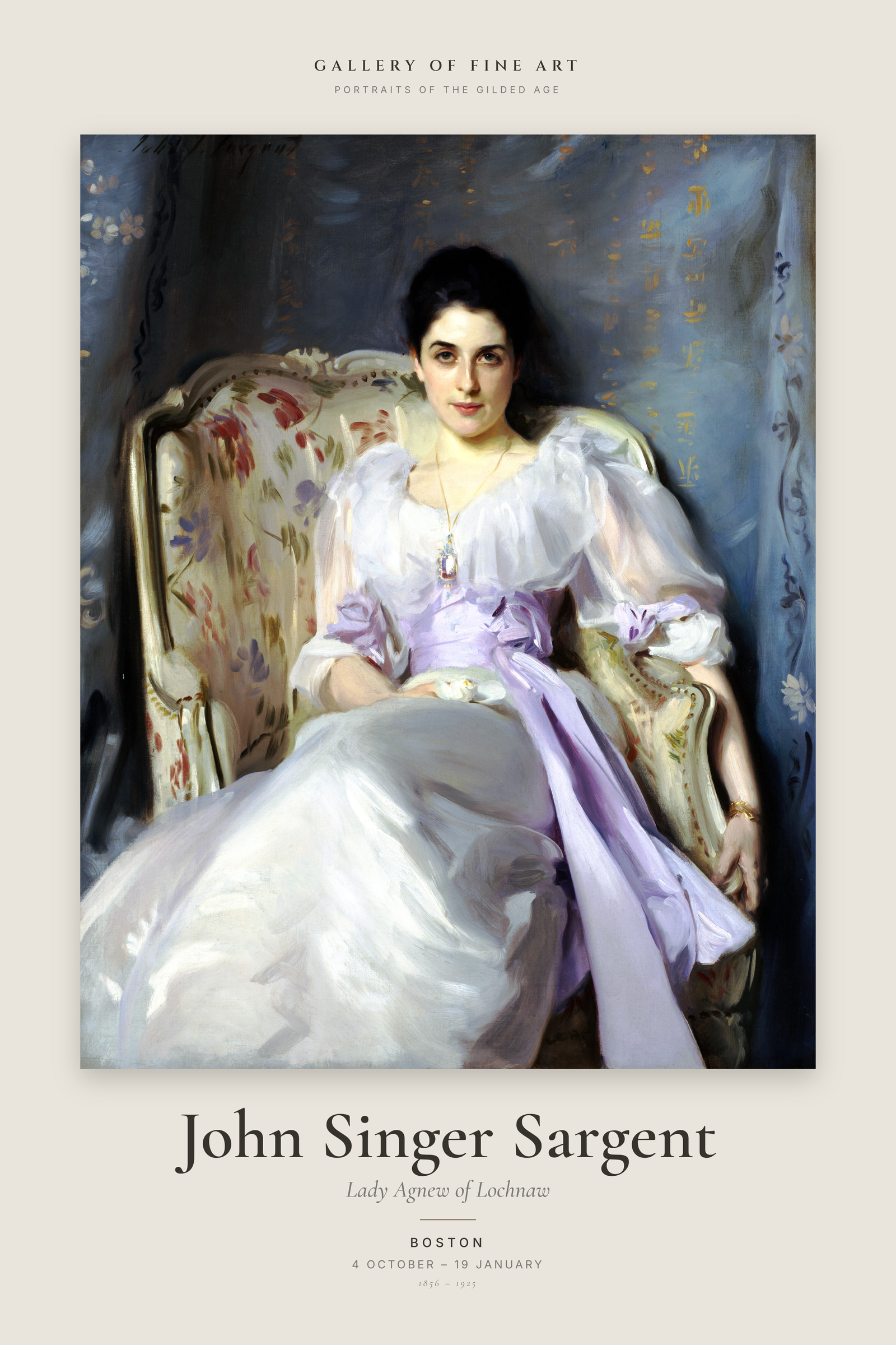 Lady Agnew of Lochnaw — Exhibition Poster