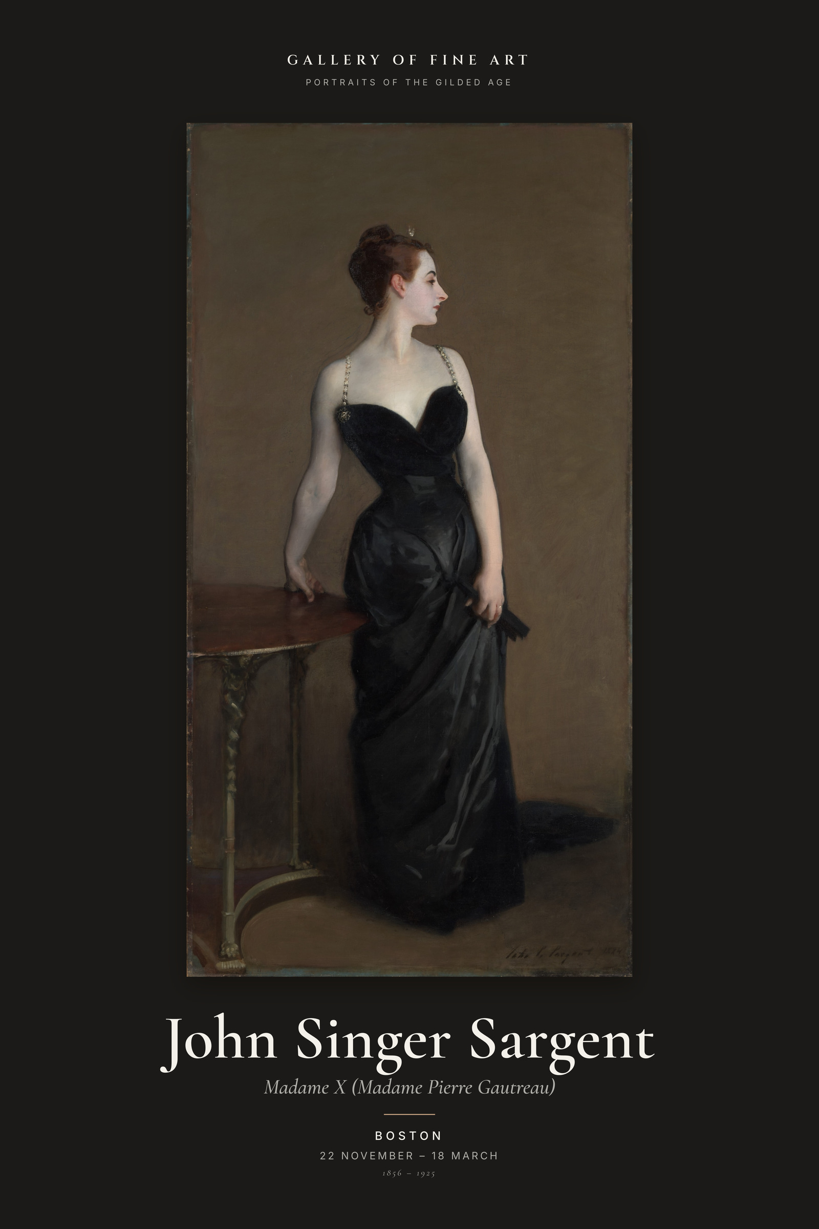 Madame X (Madame Pierre Gautreau) — Exhibition Poster