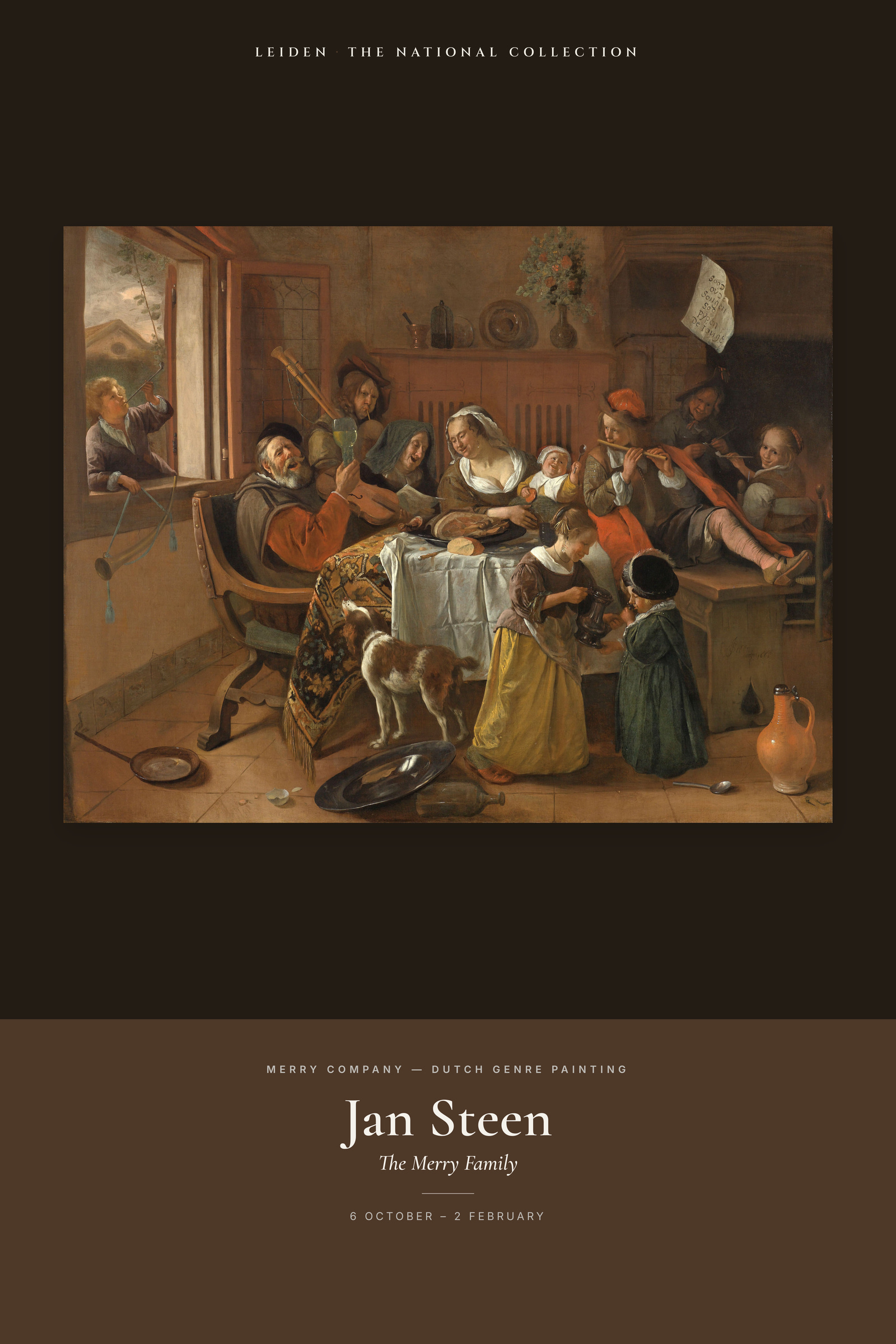The Merry Family — Exhibition Poster