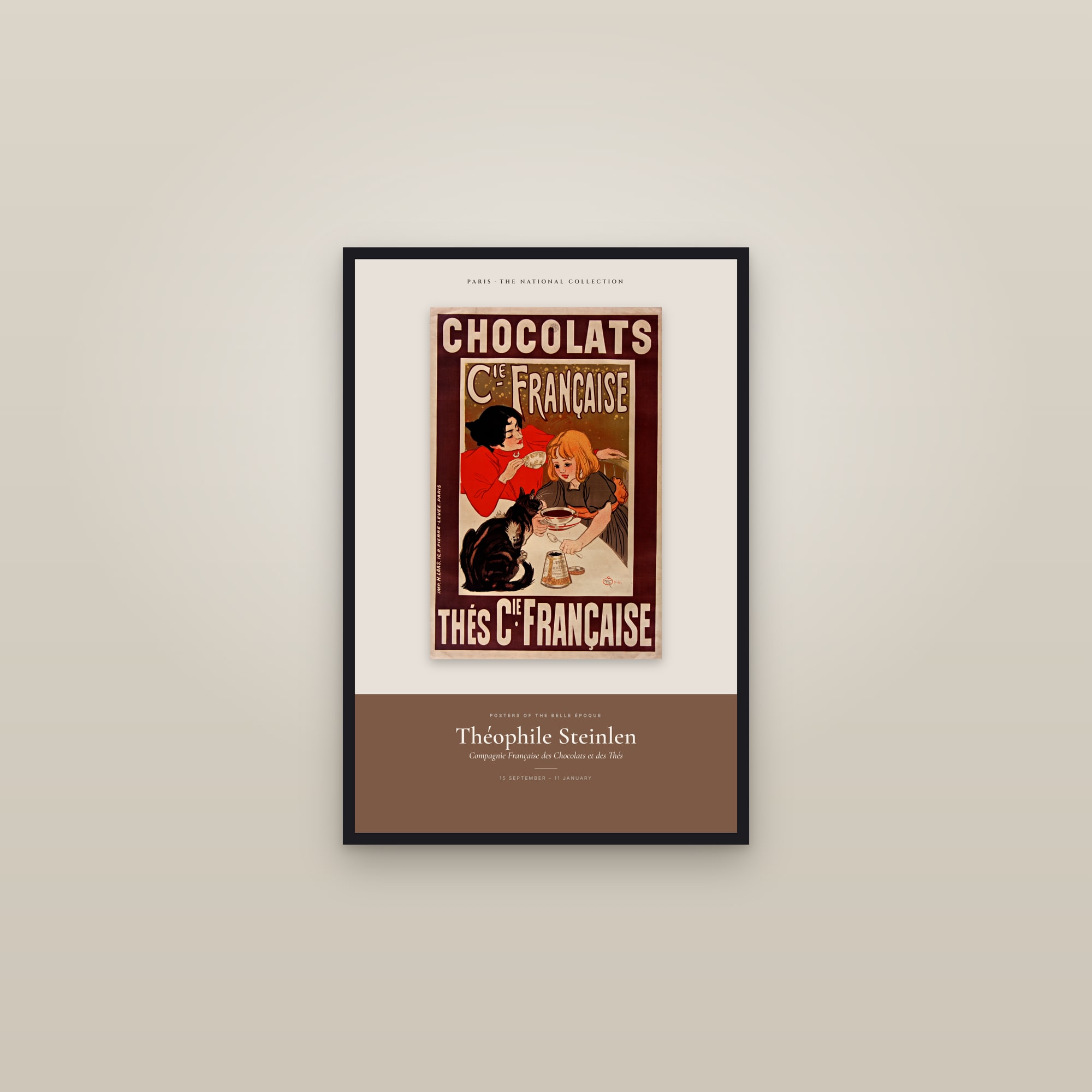 Compagnie Française des Chocolats et des Thés — Exhibition Poster