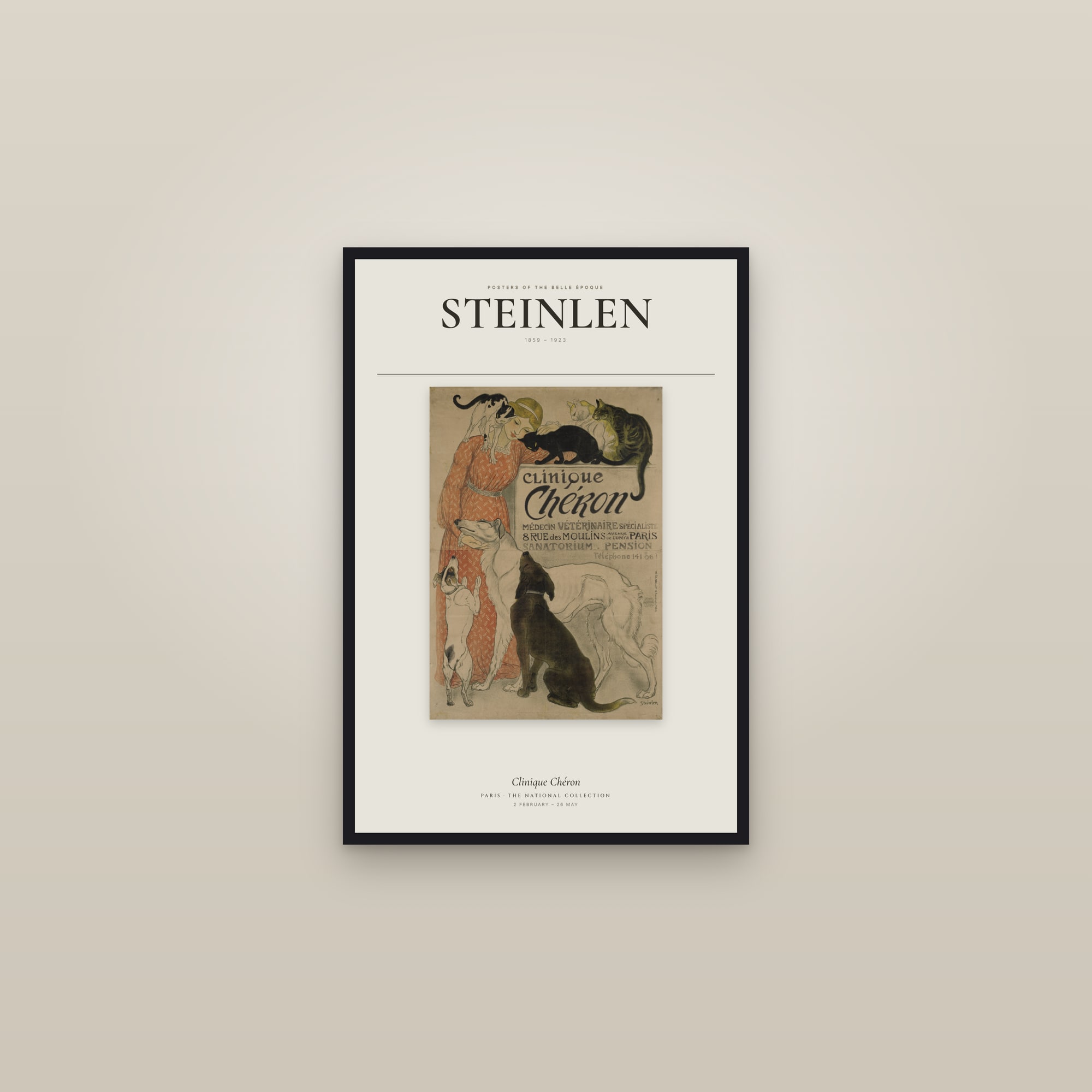 Clinique Chéron — Exhibition Poster