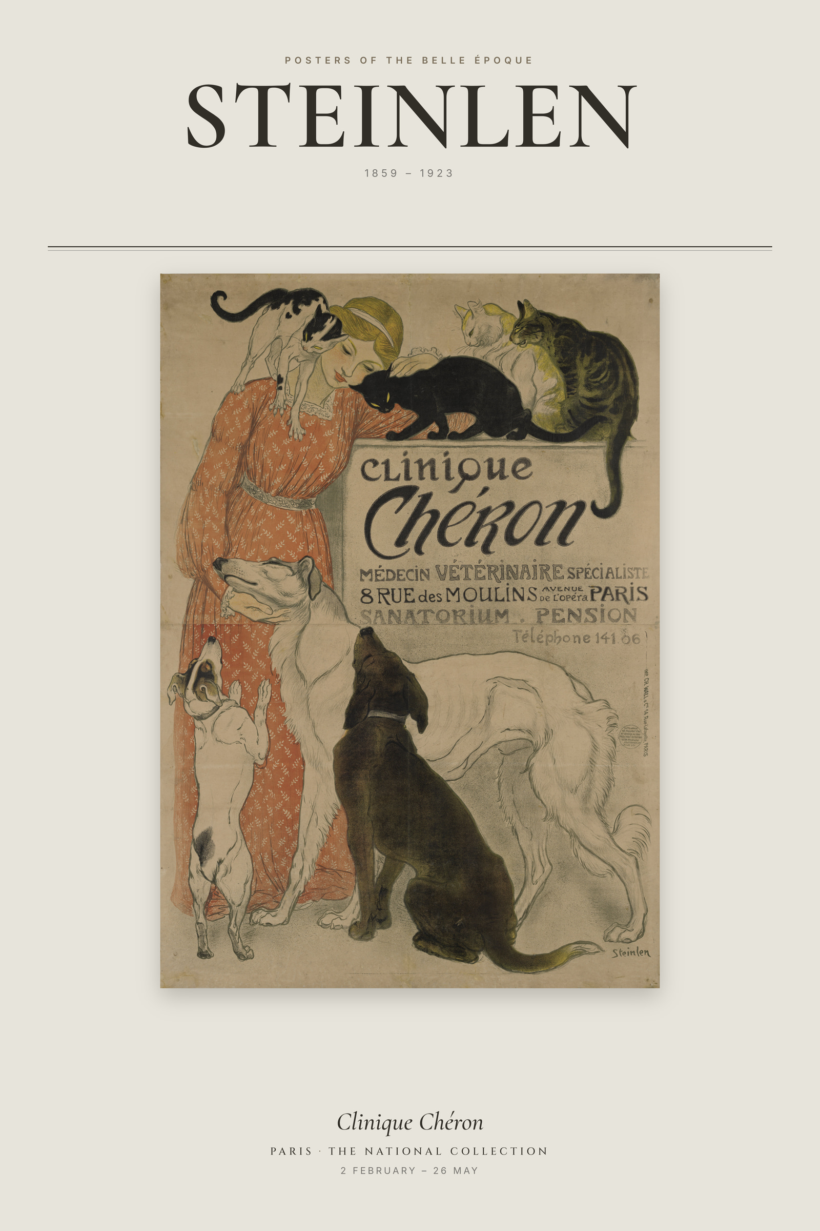 Clinique Chéron — Exhibition Poster