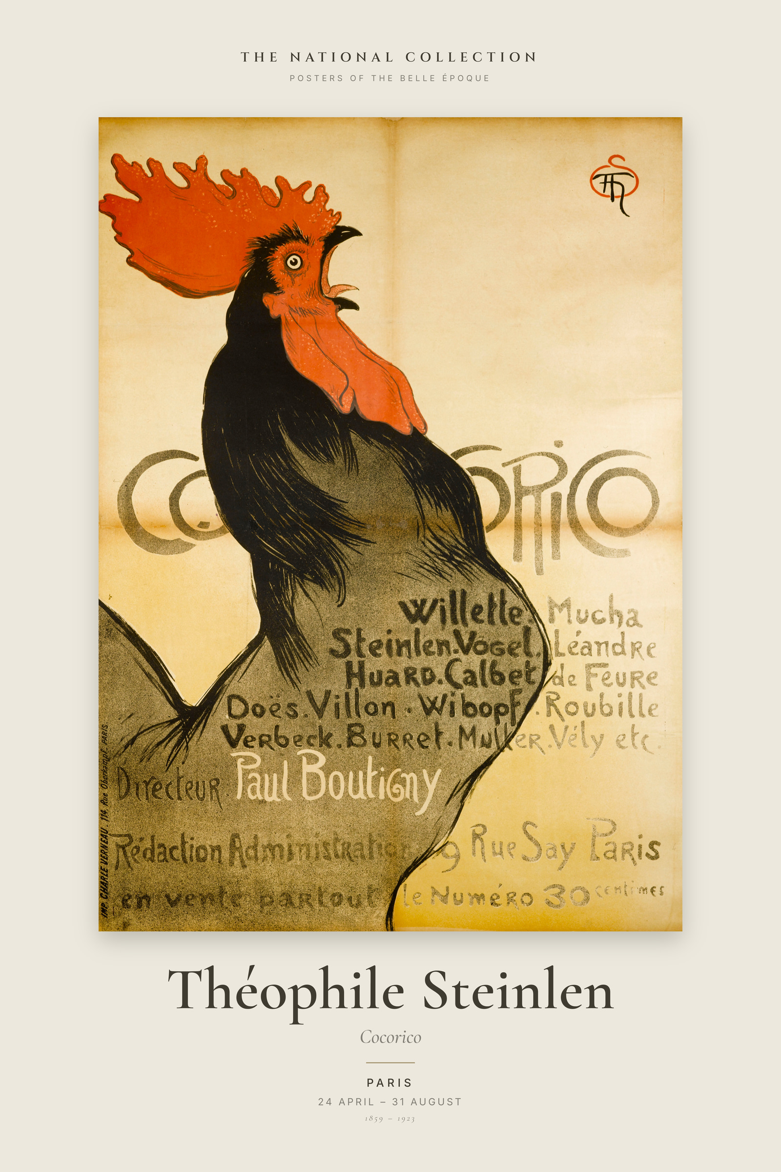 Cocorico — Exhibition Poster