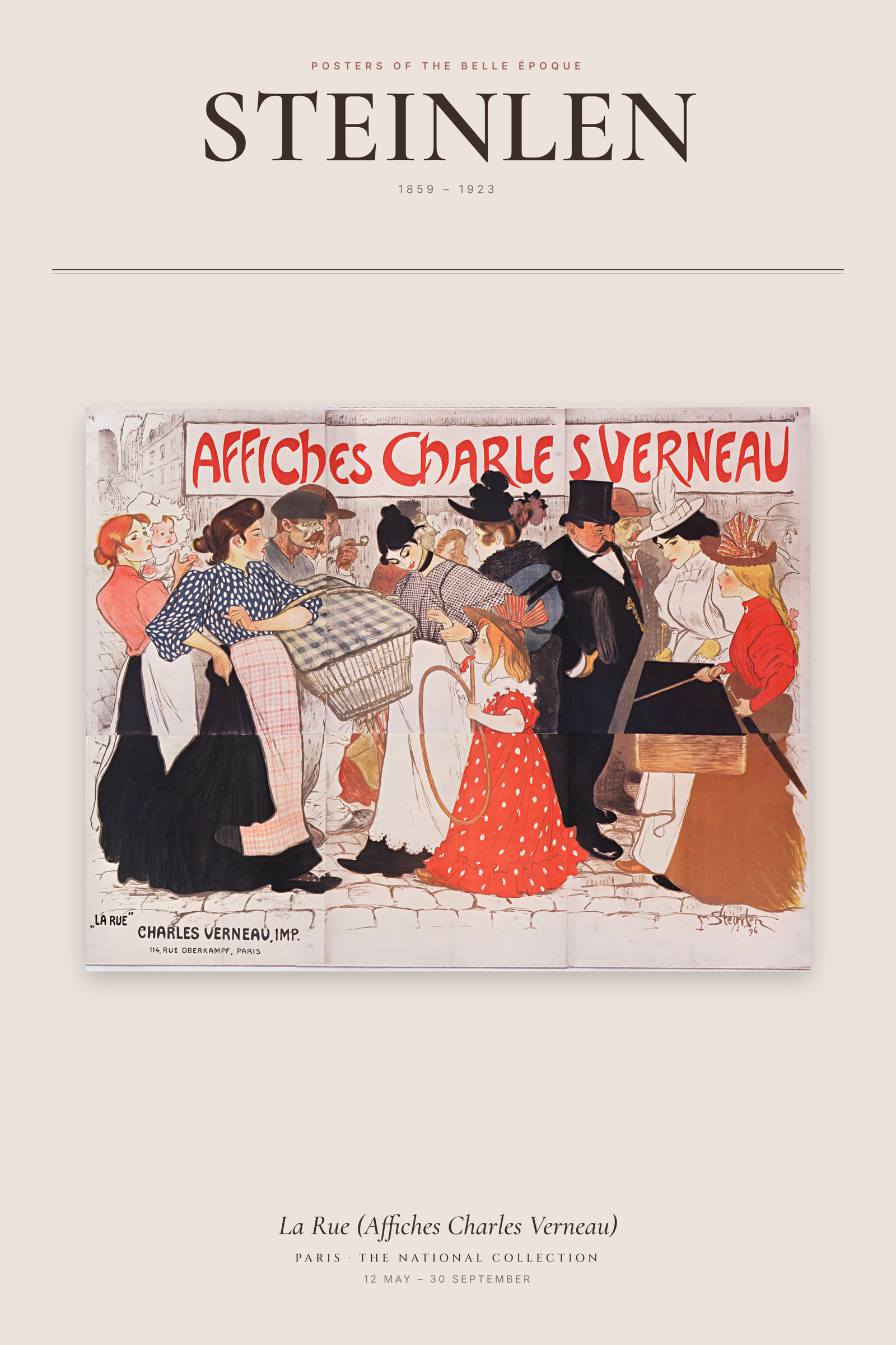 La Rue (Affiches Charles Verneau) — Exhibition Poster