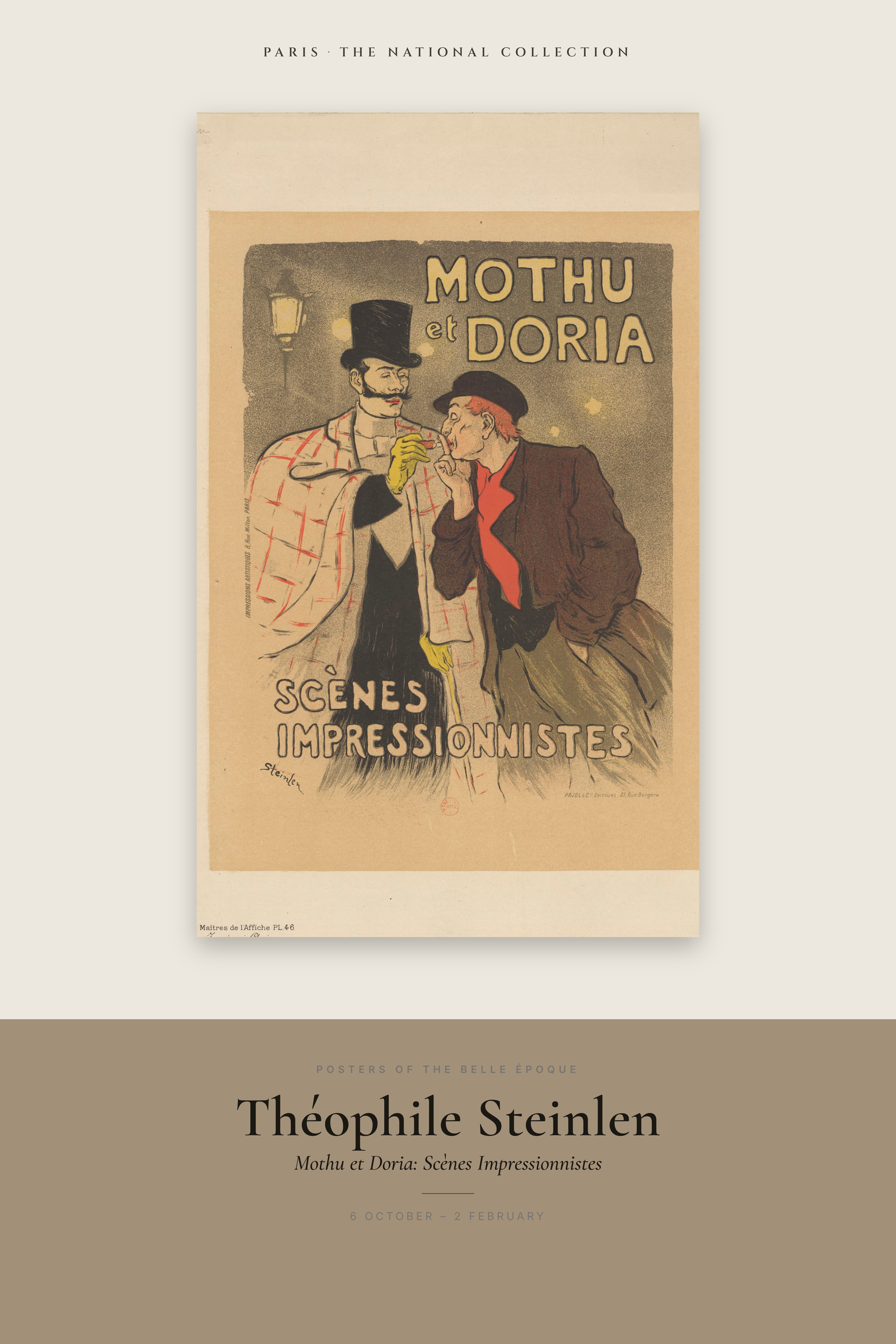 Mothu et Doria: Scènes Impressionnistes — Exhibition Poster