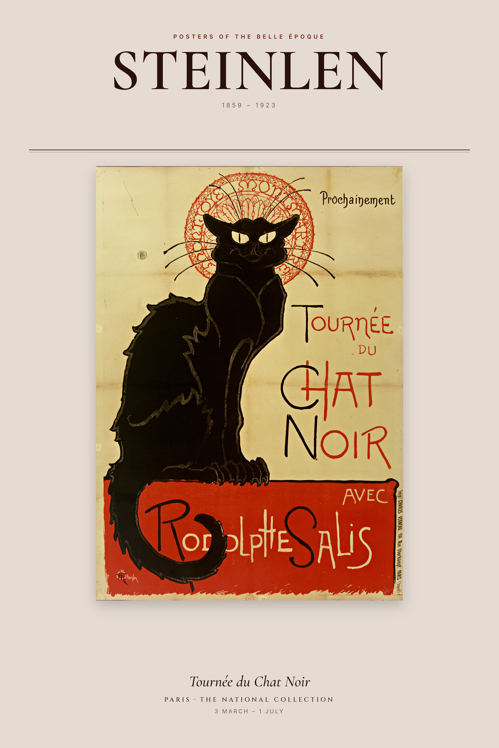 Tournée du Chat Noir — Exhibition Poster
