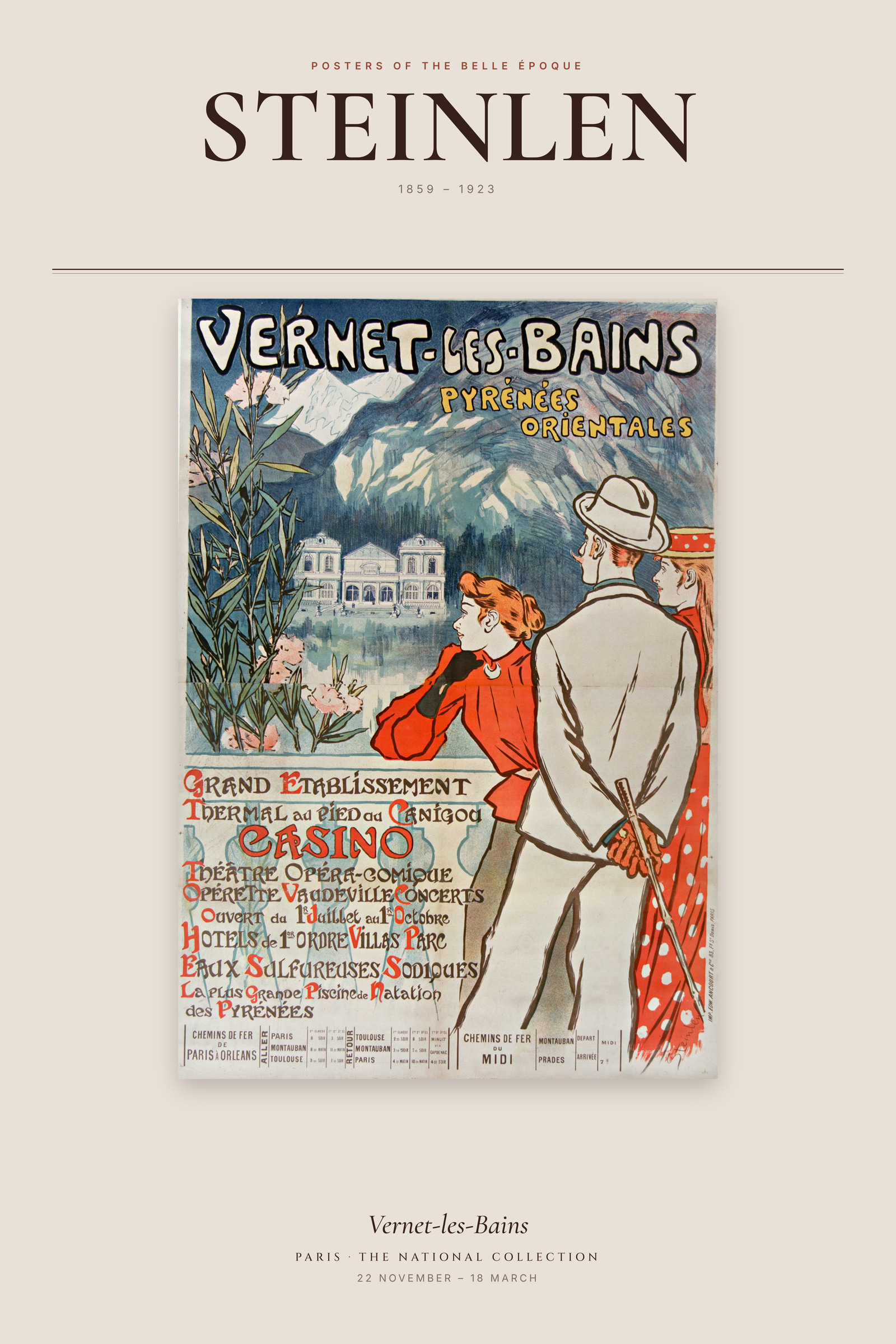 Vernet-les-Bains — Exhibition Poster