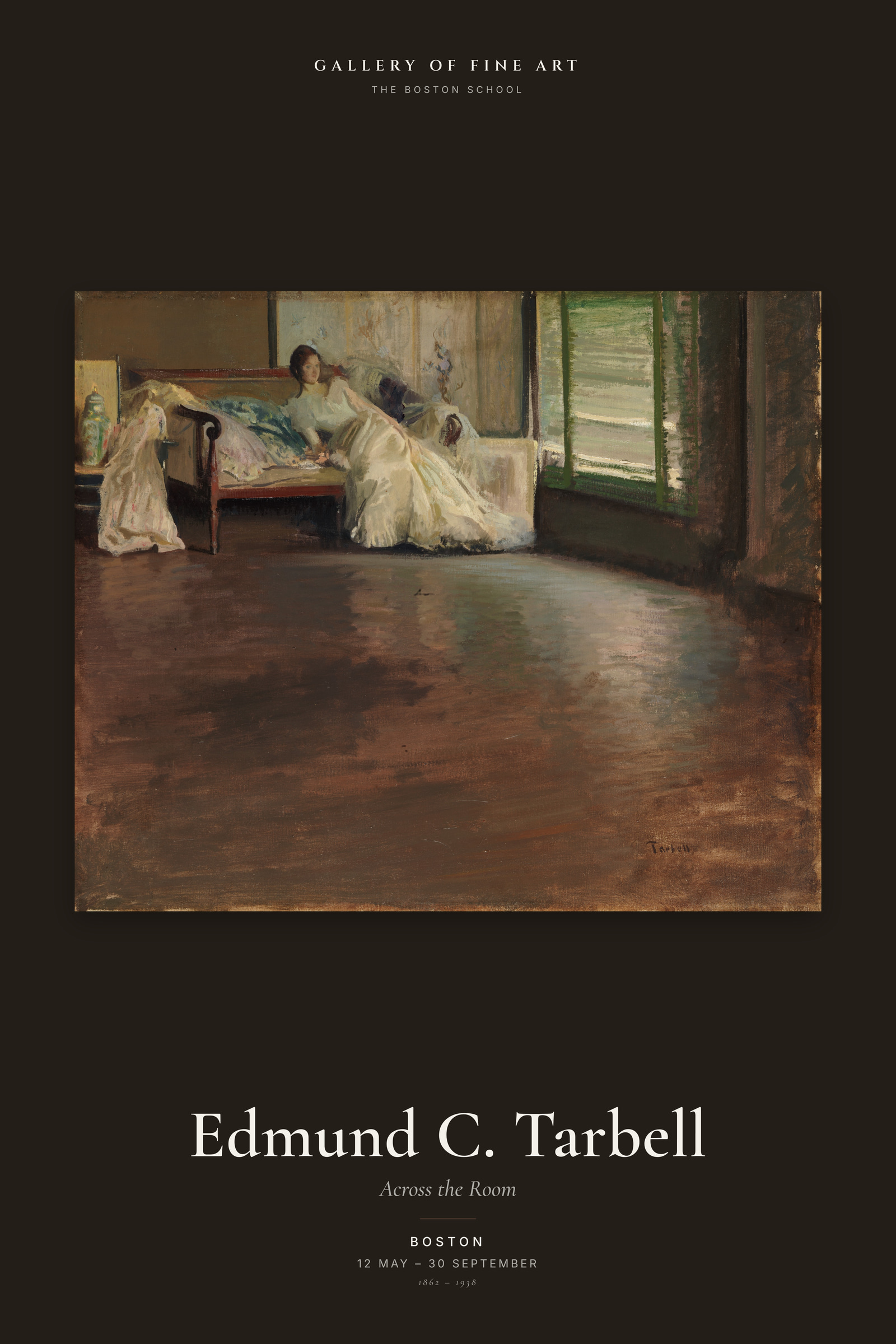 Across the Room — Exhibition Poster