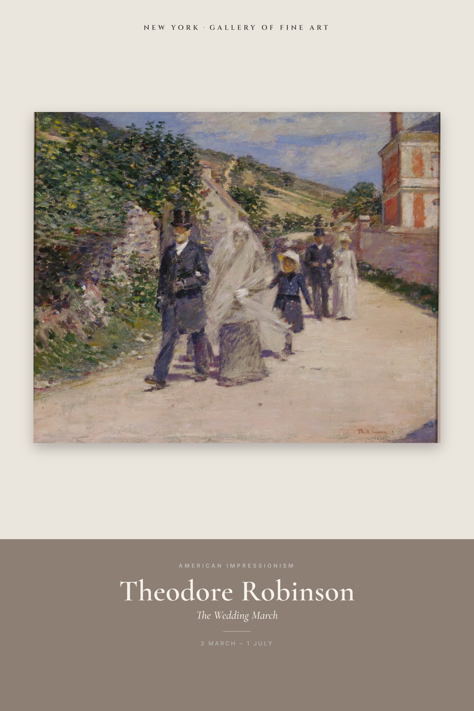 The Wedding March — Exhibition Poster