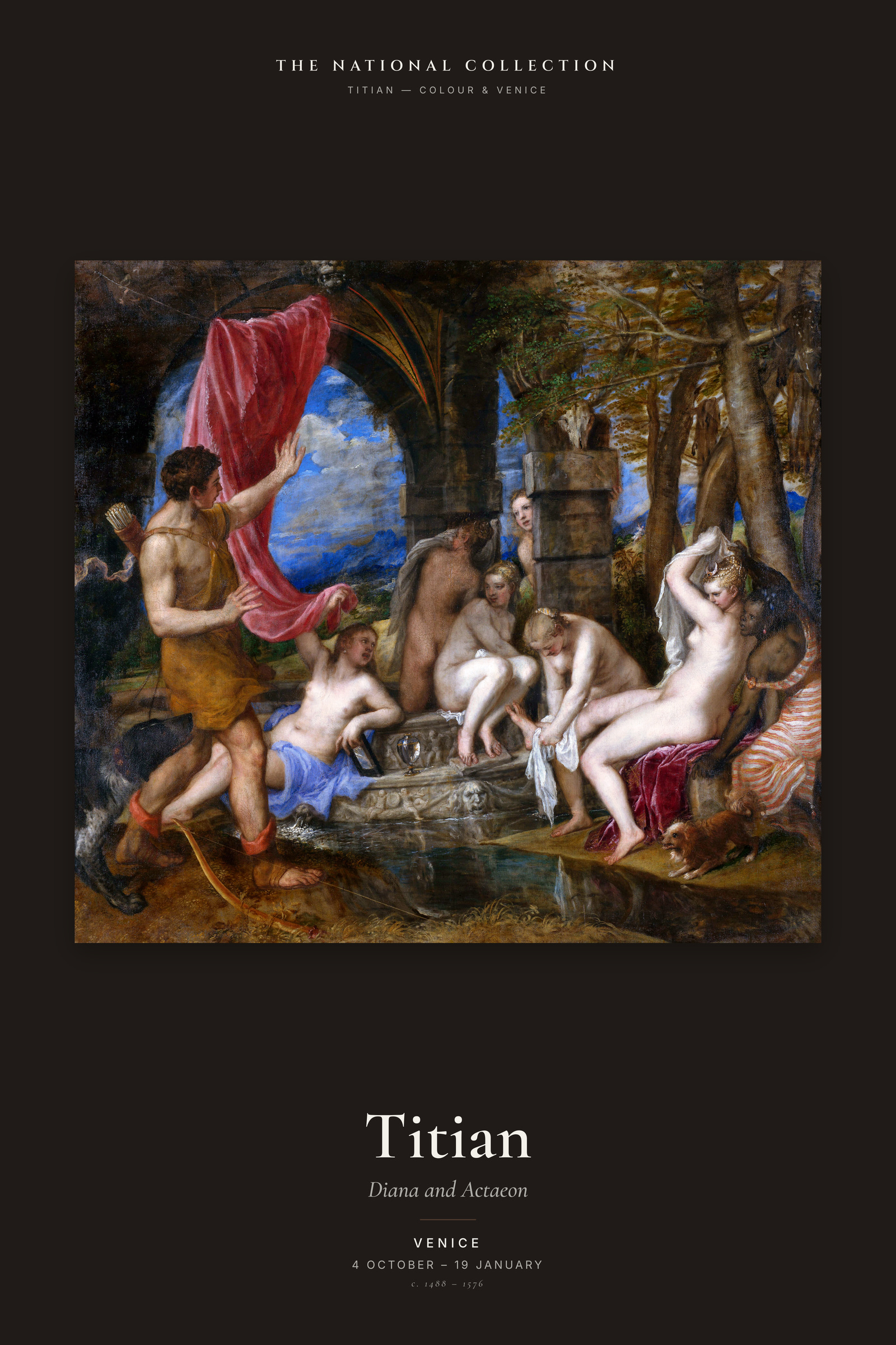 Diana and Actaeon — Exhibition Poster