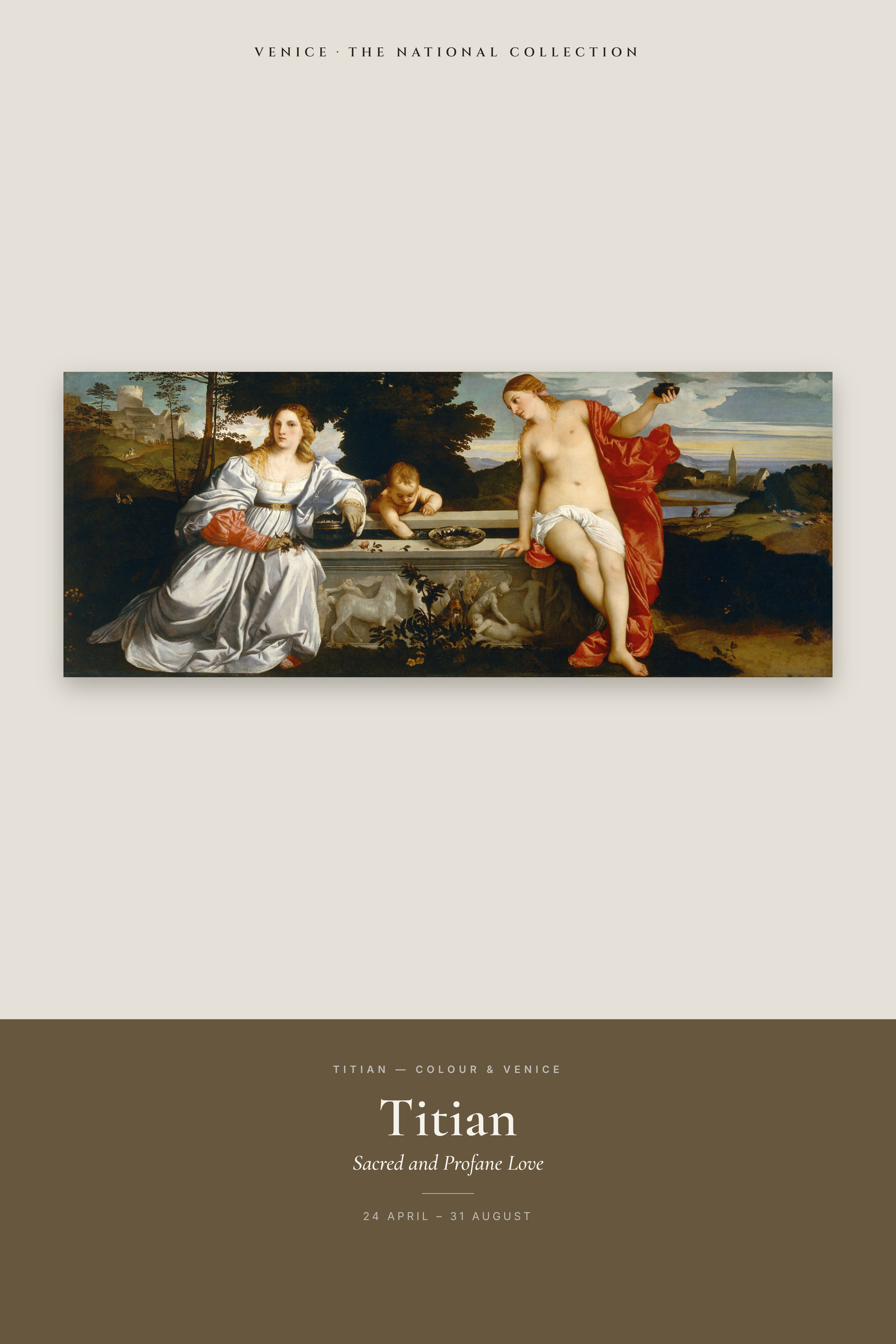 Sacred and Profane Love — Exhibition Poster