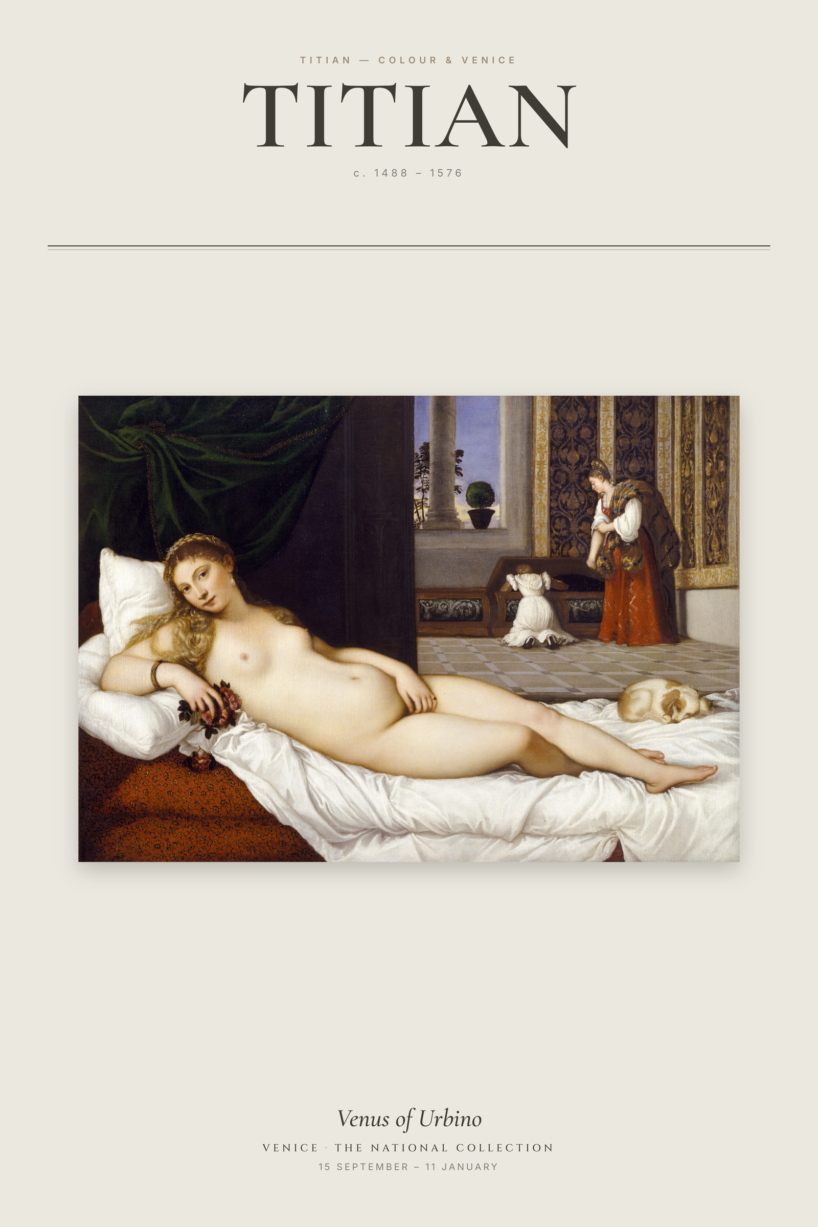 Venus of Urbino — Exhibition Poster