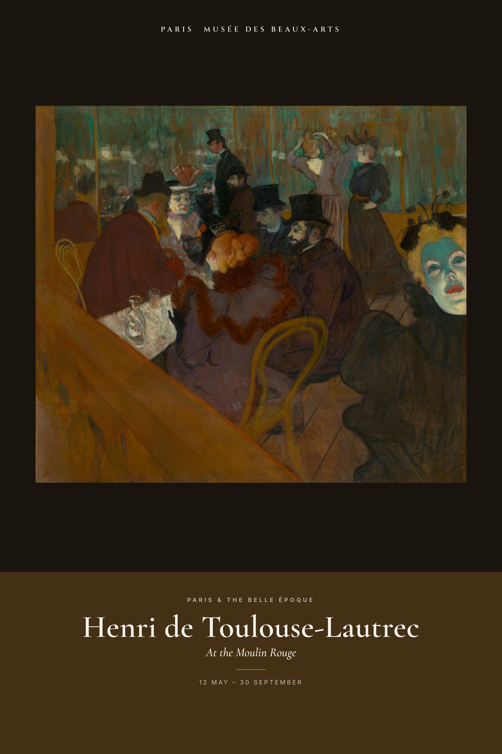 At the Moulin Rouge — Exhibition Poster