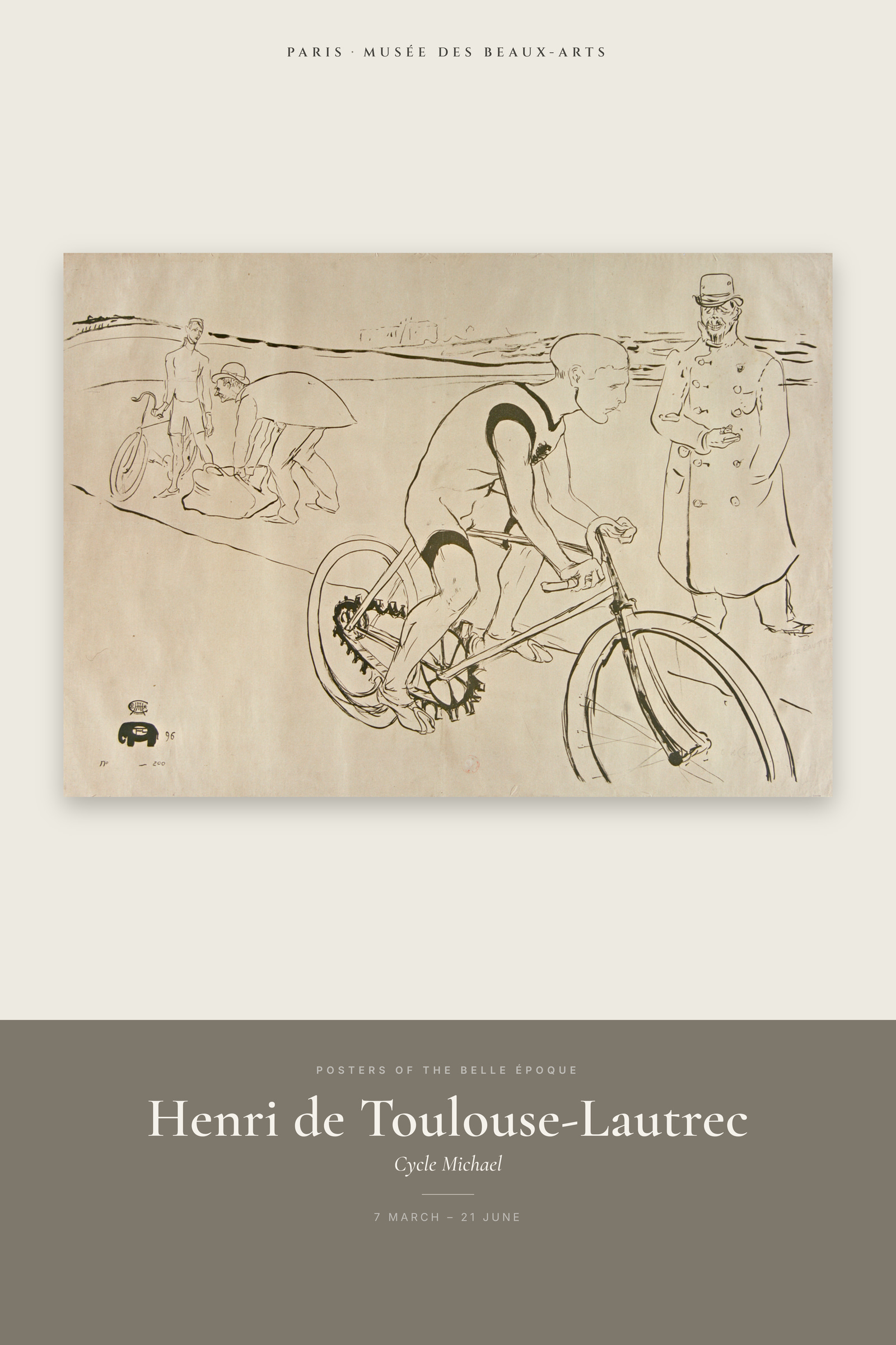 Cycle Michael — Exhibition Poster