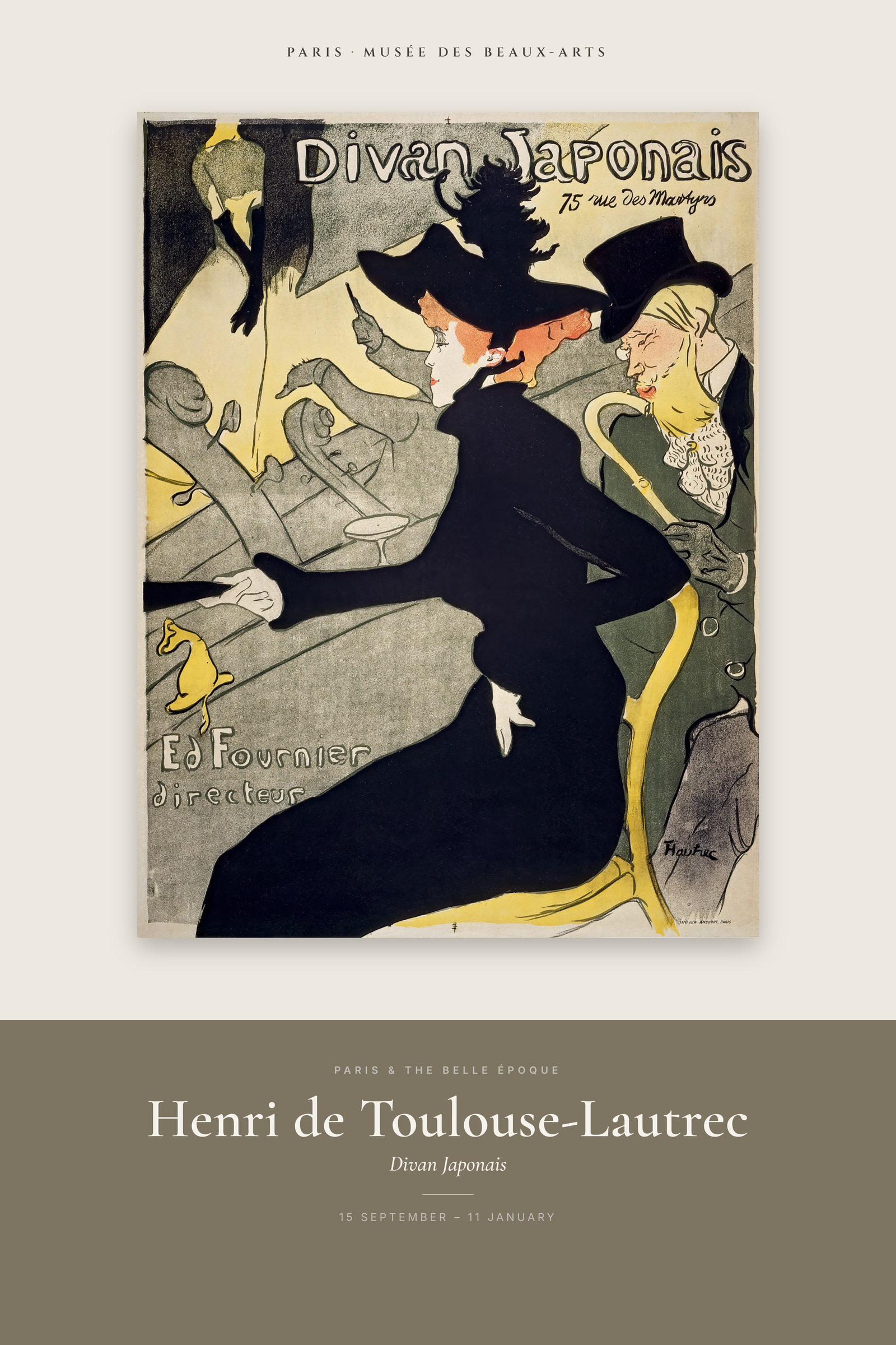 Divan Japonais — Exhibition Poster