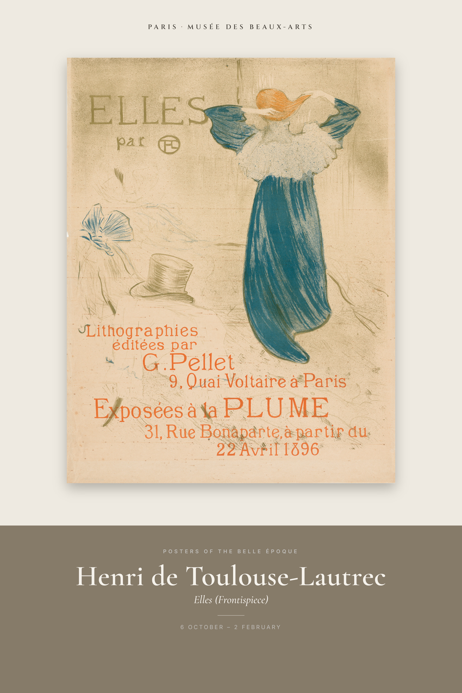 Elles (Frontispiece) — Exhibition Poster