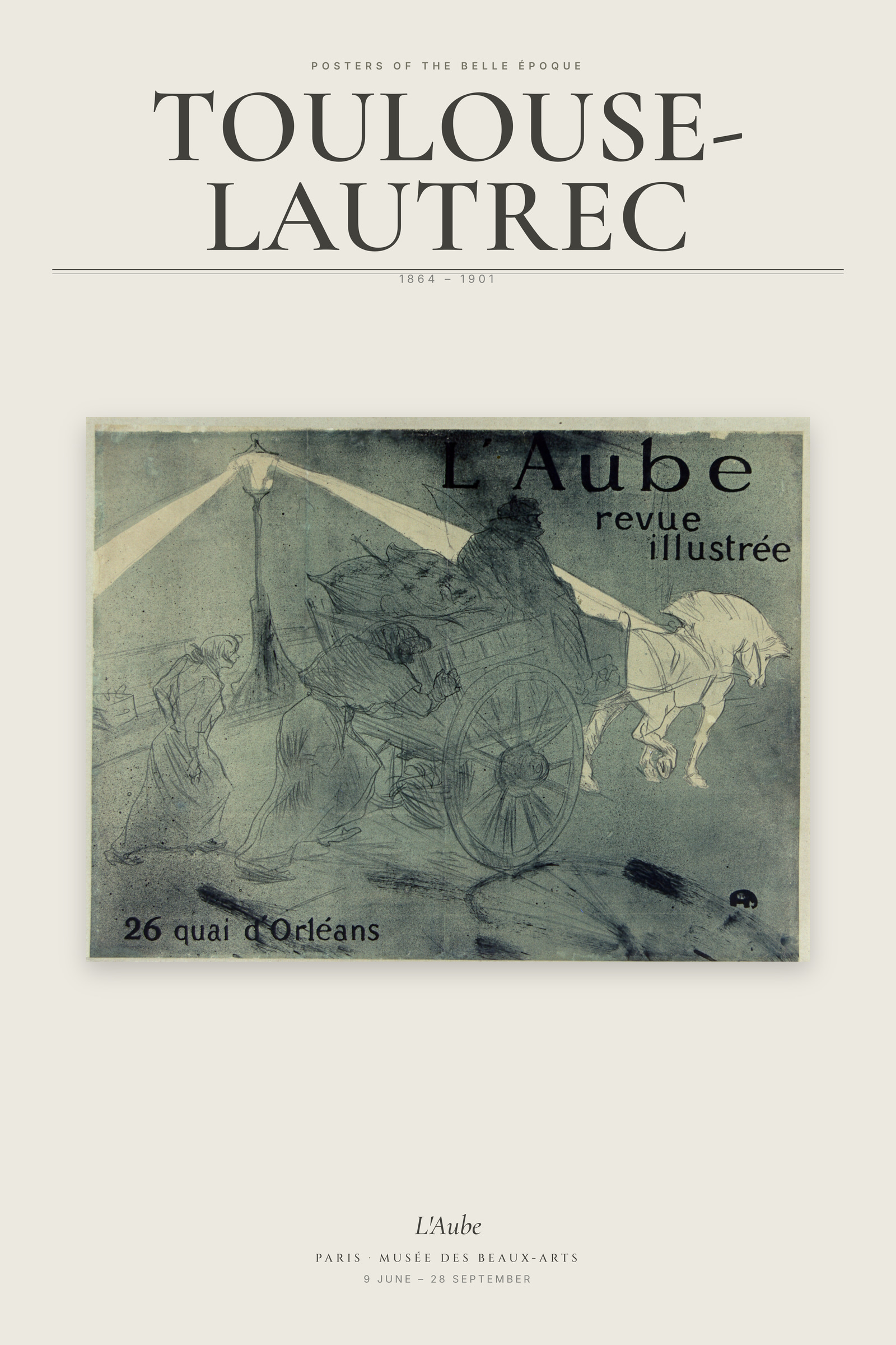 L'Aube — Exhibition Poster