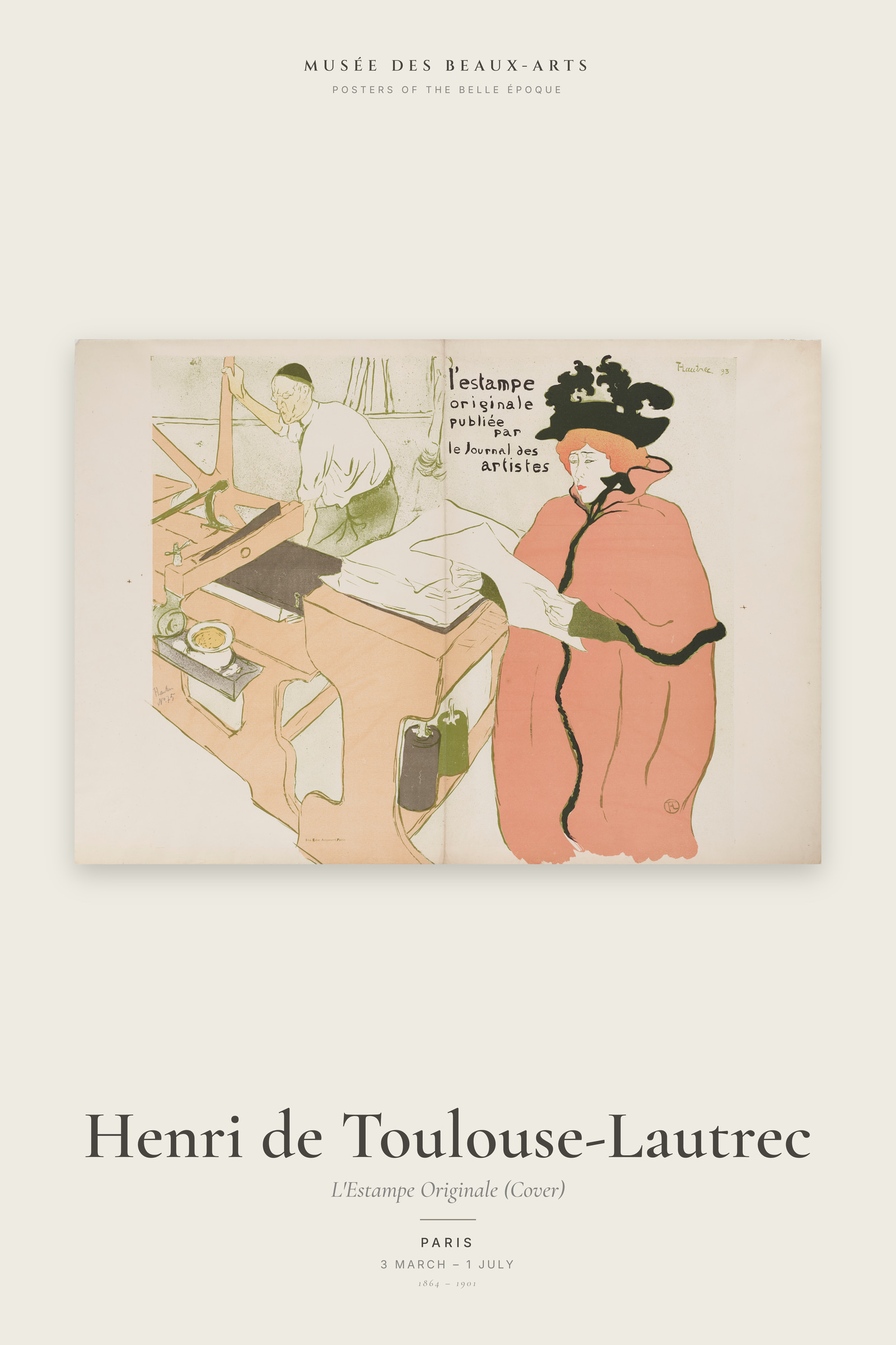 L'Estampe Originale (Cover) — Exhibition Poster